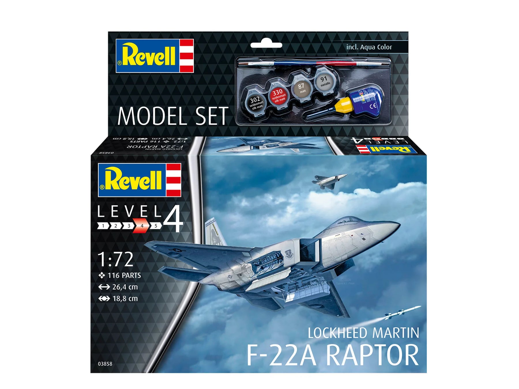 Modelset Lockheed Martin F-22A Raptor