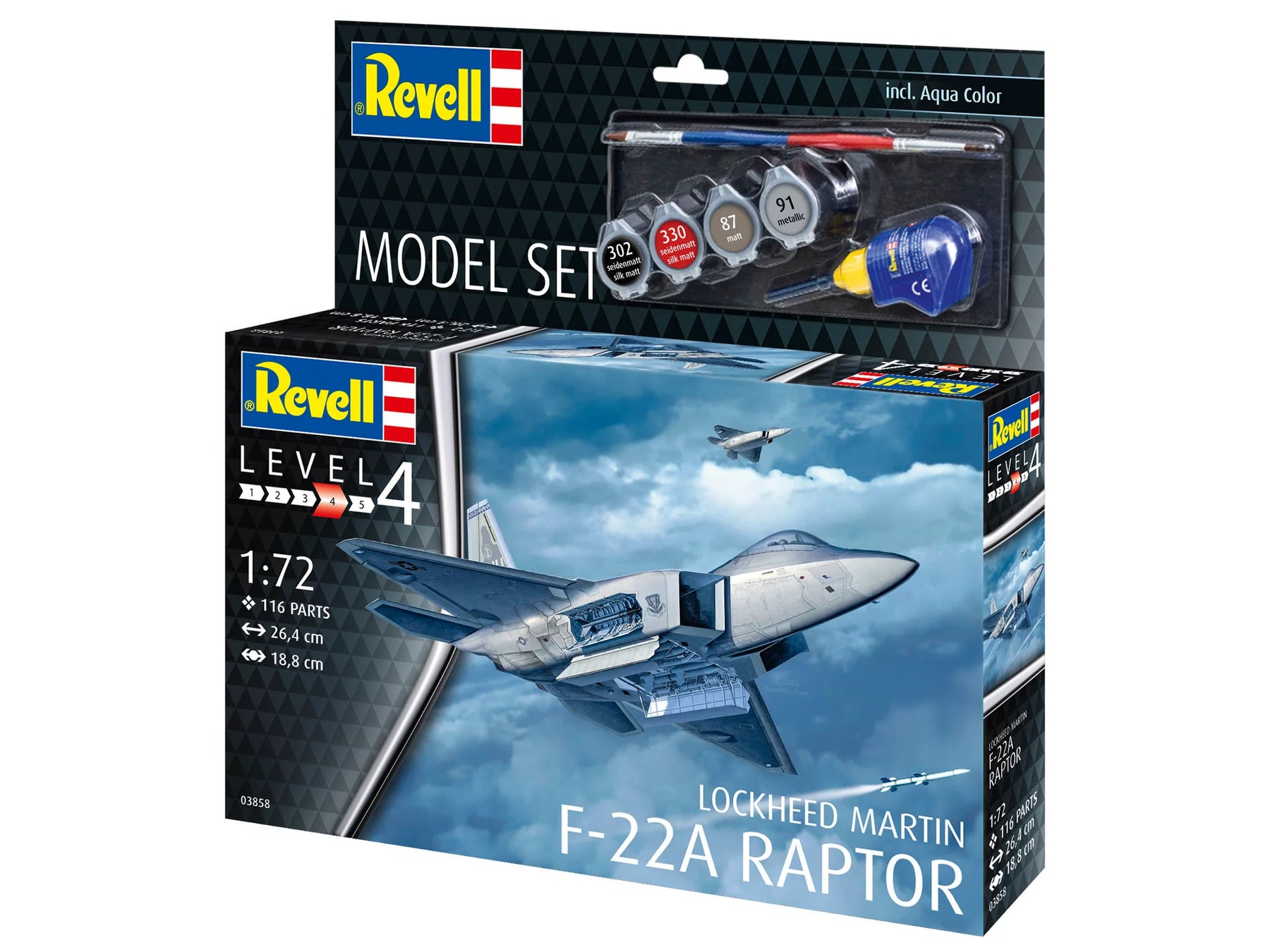 Modelset Lockheed Martin F-22A Raptor