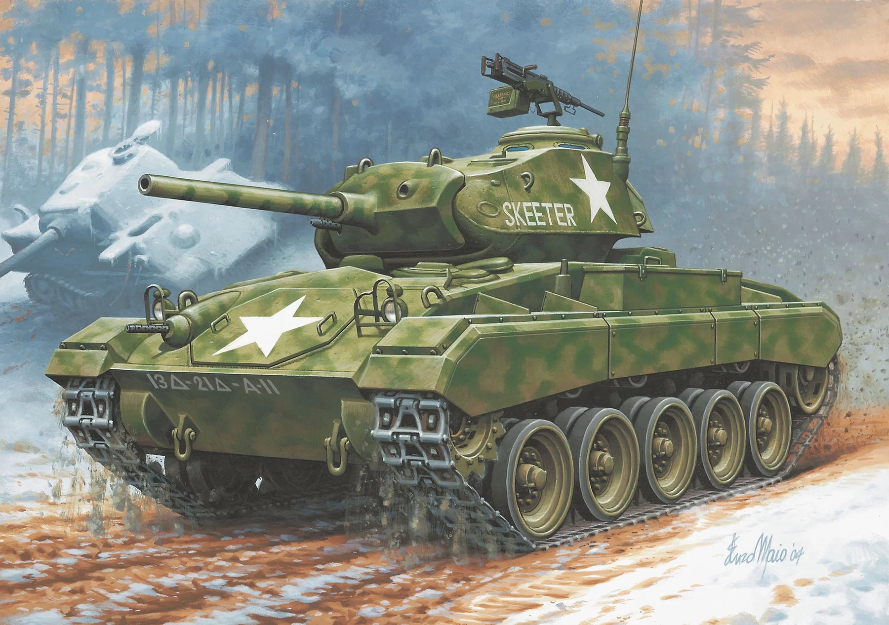 Modelset M24 Chaffee
