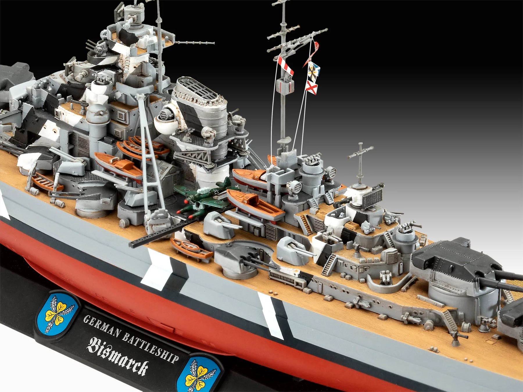 Geschenkset De legendarische Bismarck (1:700-1:1200)
