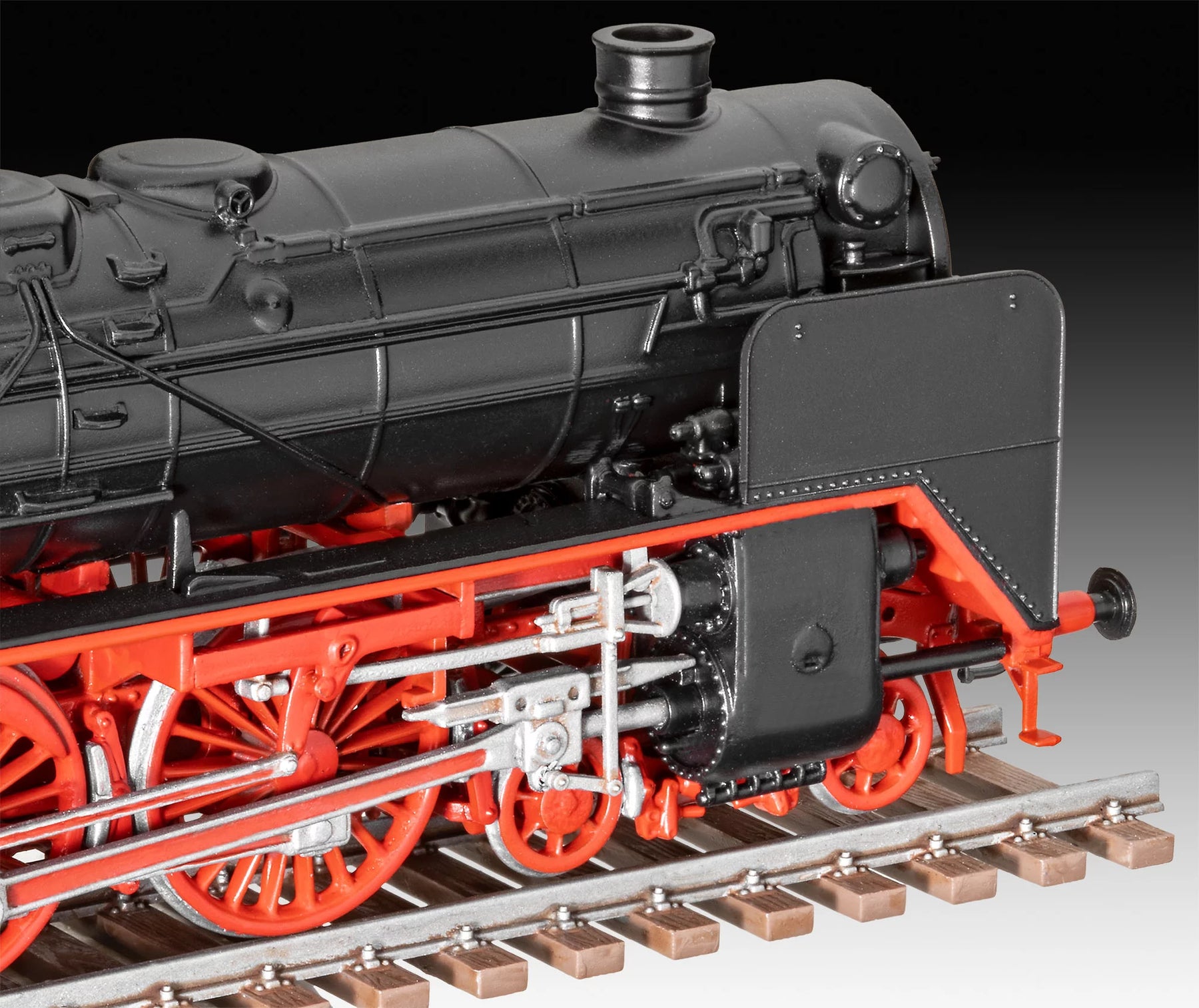 Model lokomotywy pociągu ekspresowego BR02-Tender 2'2'T30