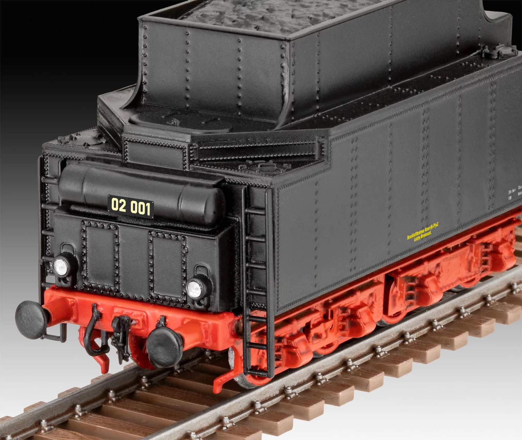 Model lokomotywy pociągu ekspresowego BR02-Tender 2'2'T30