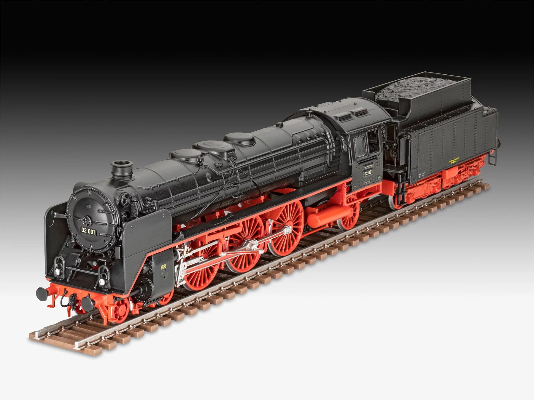 Model lokomotywy pociągu ekspresowego BR02-Tender 2'2'T30