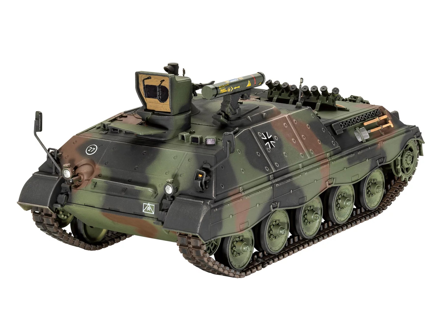 Maqueta de destructor de cohetes Jaguar 1