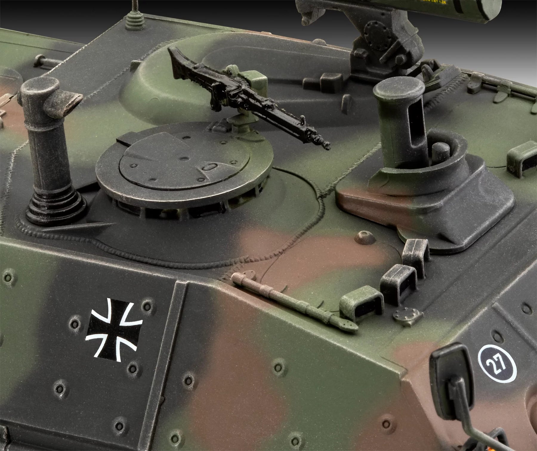 Maqueta de destructor de cohetes Jaguar 1