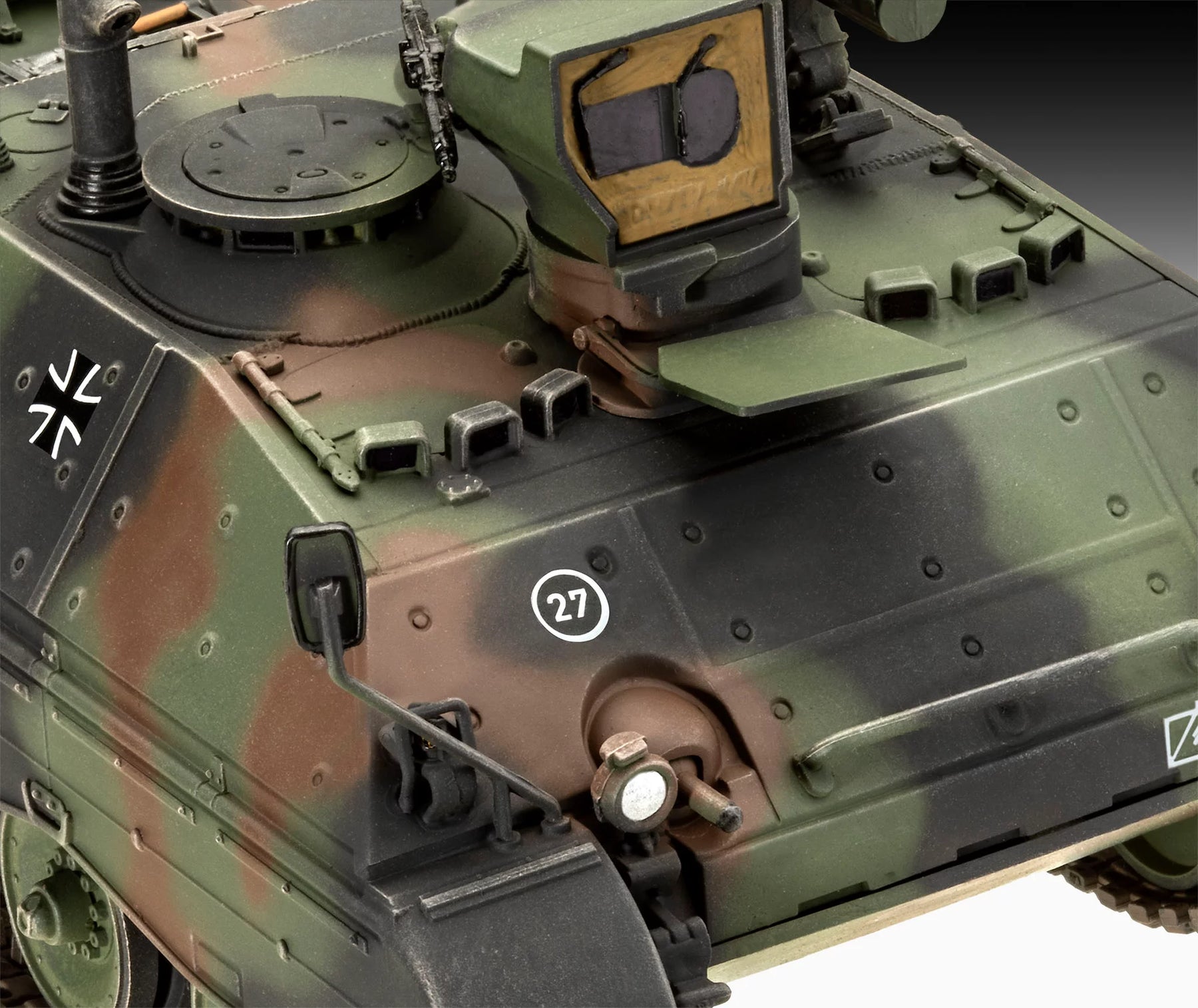 Maqueta de destructor de cohetes Jaguar 1