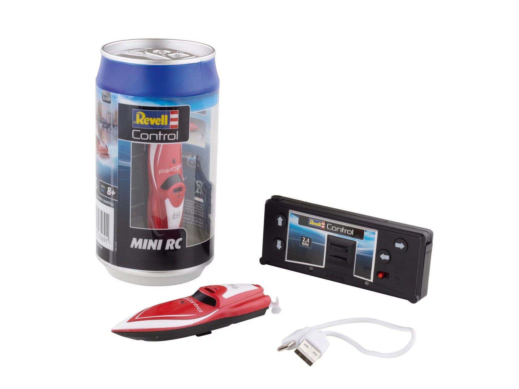 Mini RC hajó "piros"