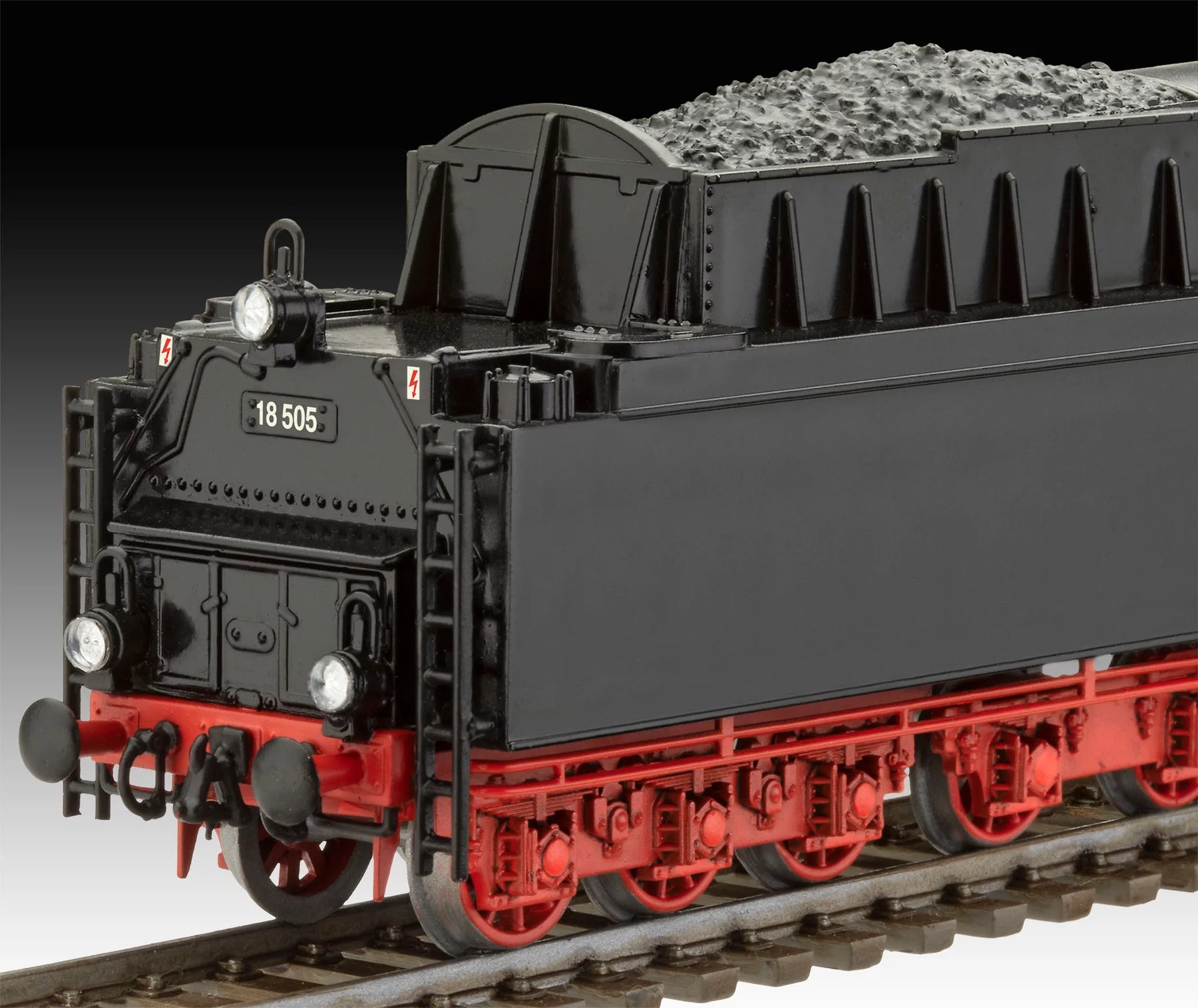 Sneltreinlocomotief BR 18 505 met tender 2'3' T38