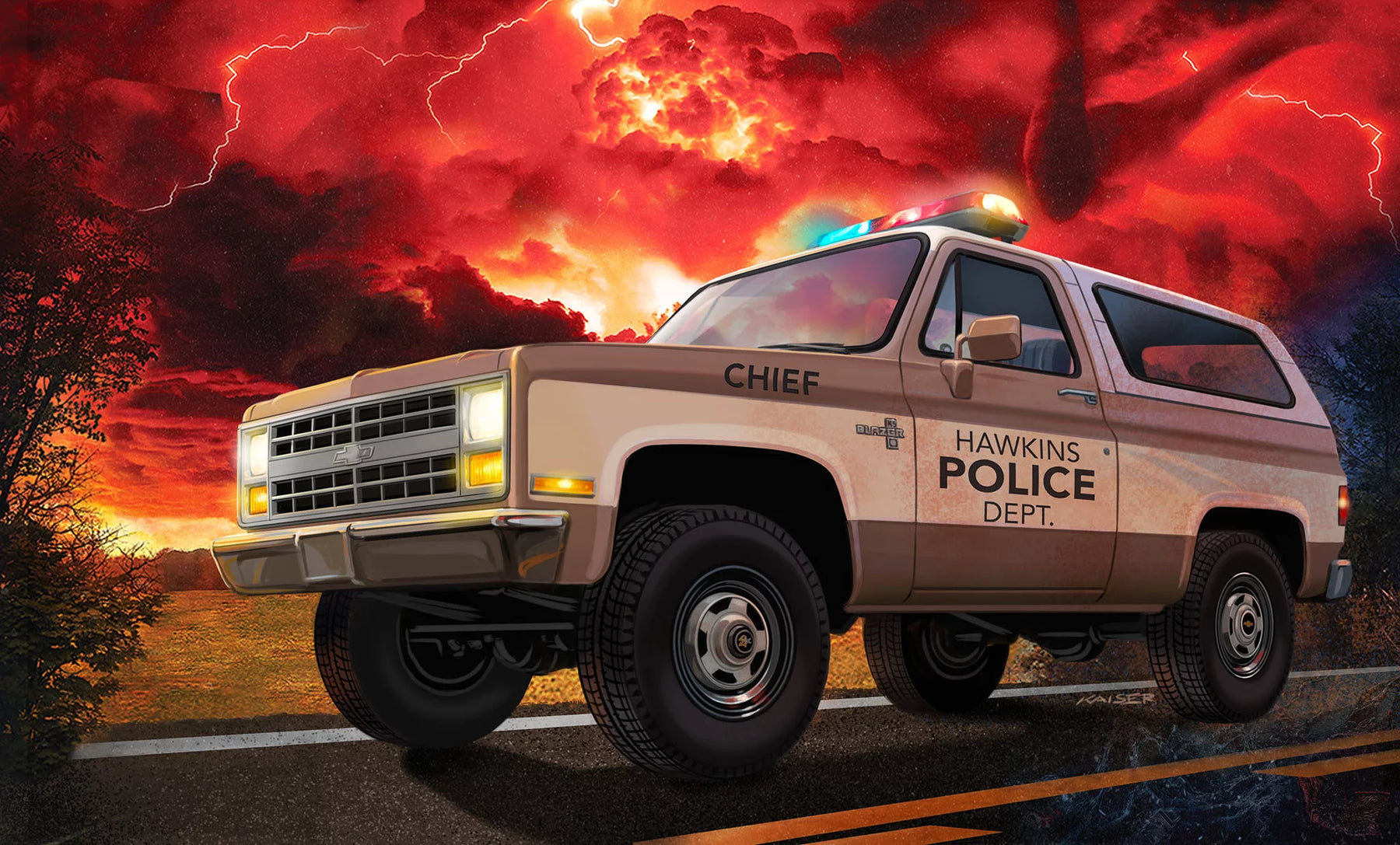 "Stranger Things" Chevy® Blazer K5™ van Jim Hopper
