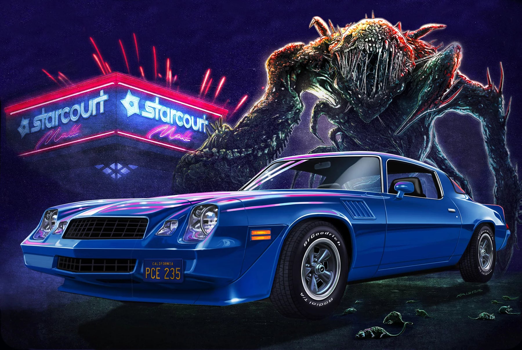 "Stranger Things" Billy's Chevy Camaro Z-28