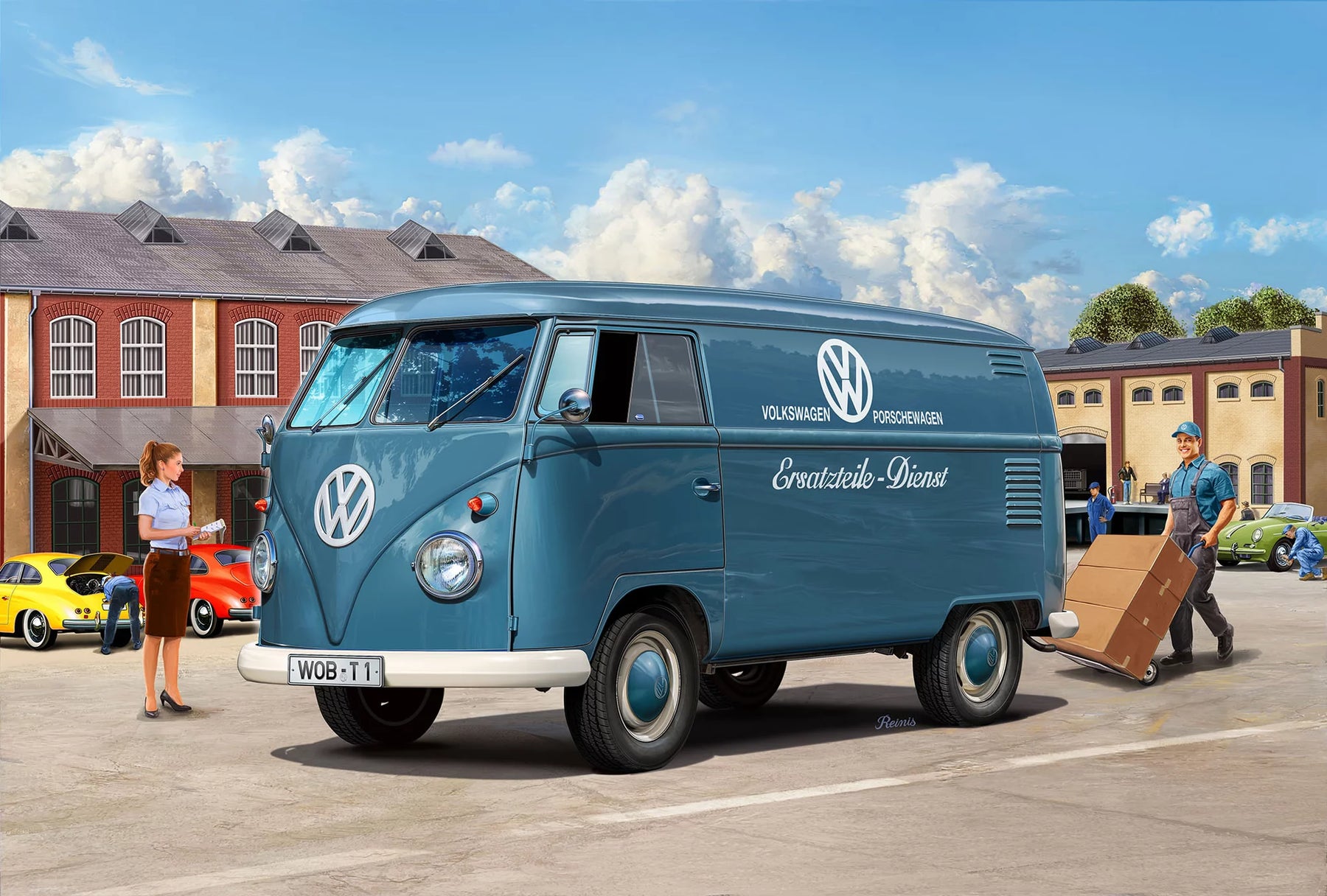 Fourgon VW T1 - 75 ans du VW T1