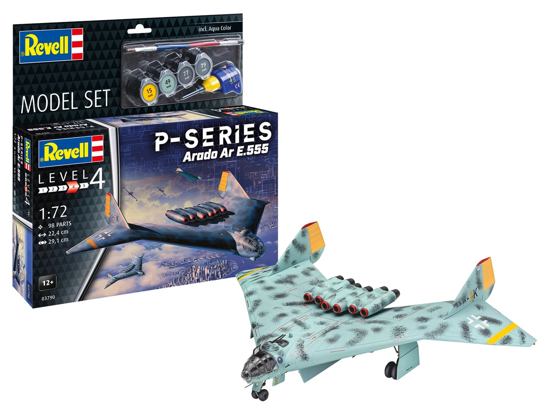 Modelset Arado Ar E.555 - P-serie