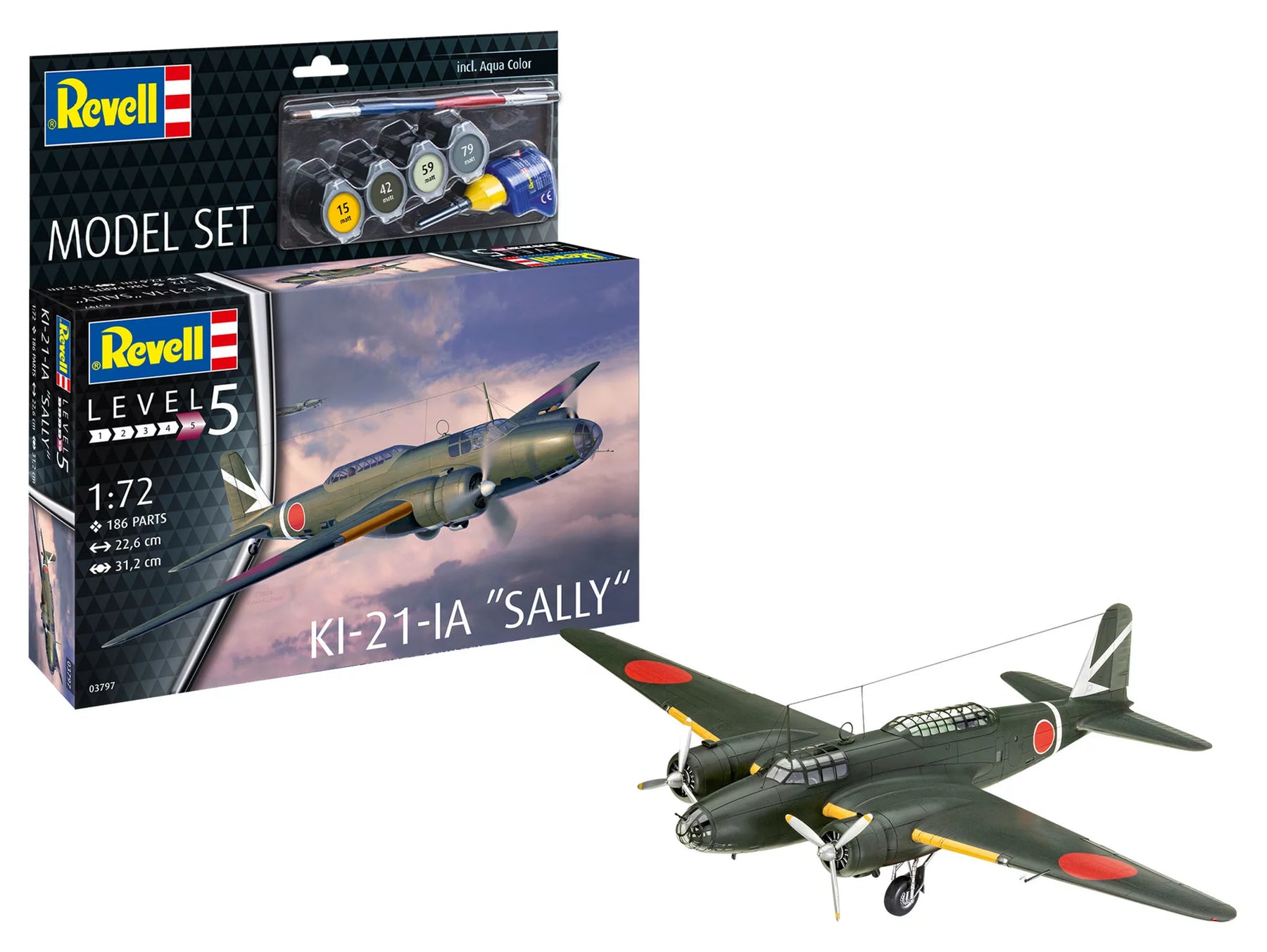 Ki-21-la "Sally" modellkészlet