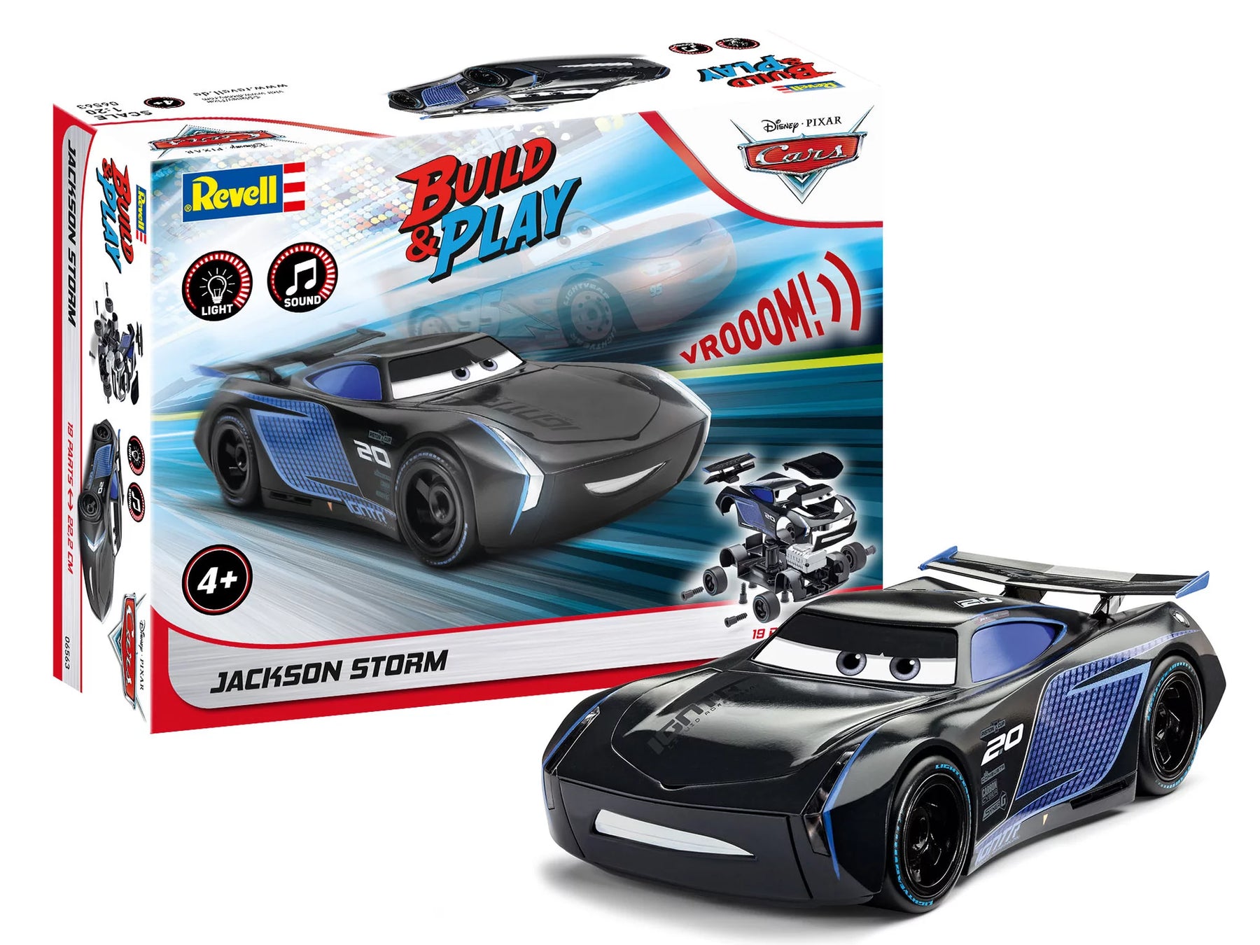 Jackson Storm Disney-Cars Auto mit Licht - Sound
