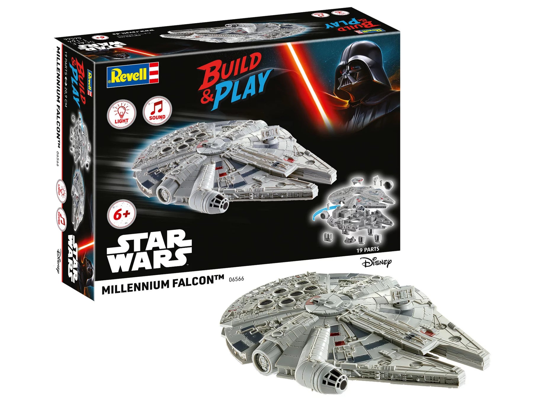 Millennium Falcon (Light-Sound): Build - Play