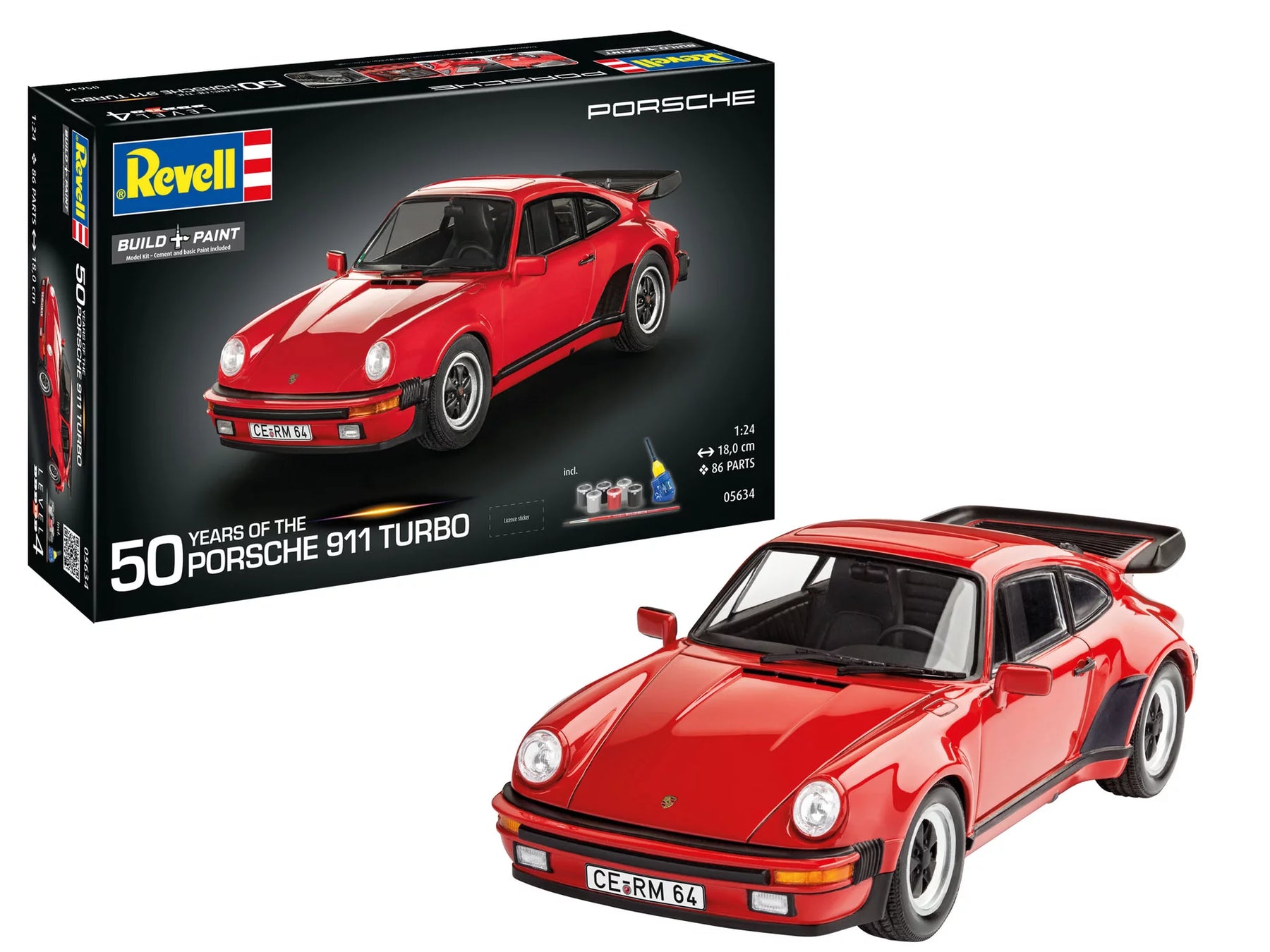 Cadeauset "50 jaar Porsche 911 Turbo"