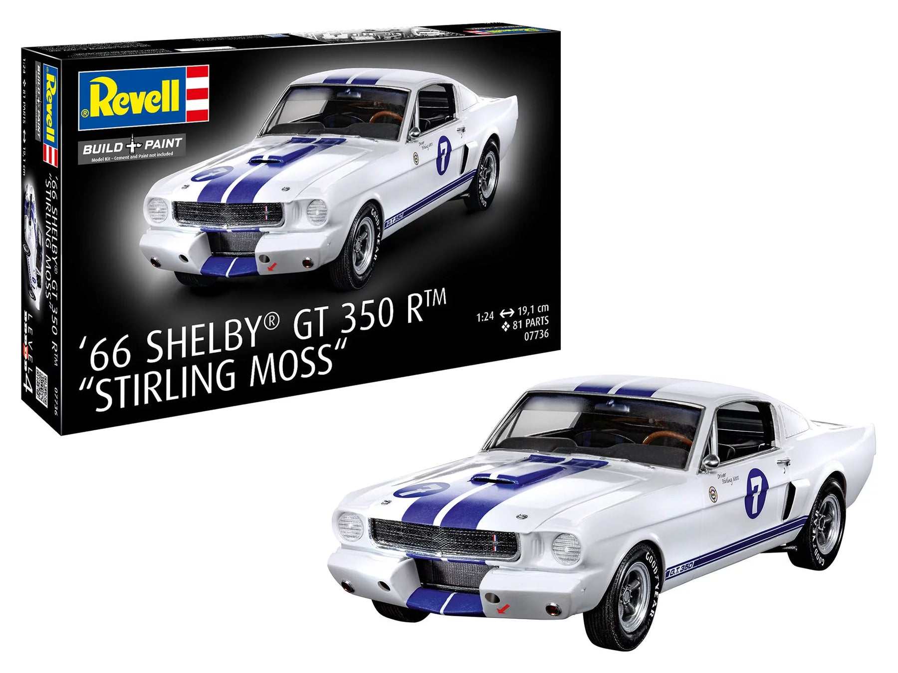 Shelby GT 350 R "Stirling Moss" uit 1966