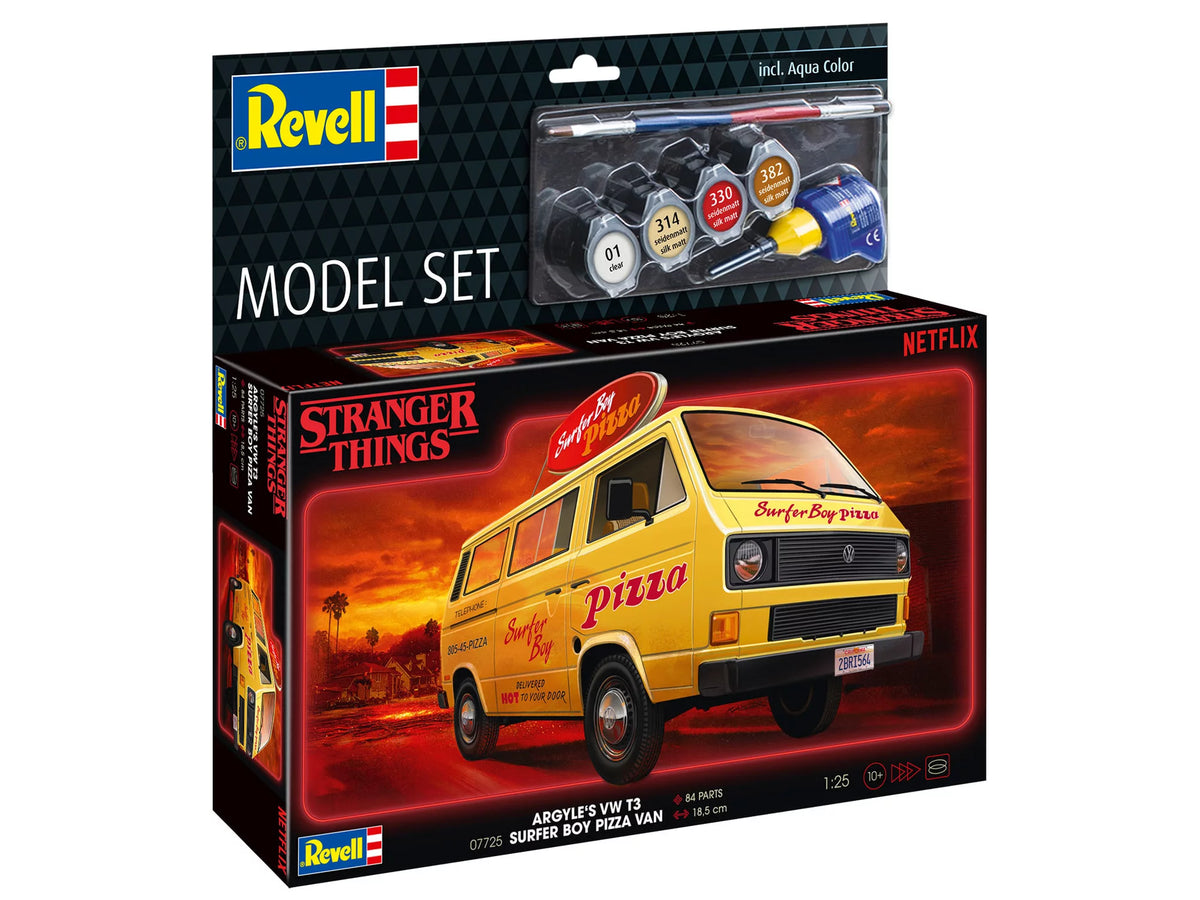 Sada modelů "StrangerThings" Argyle's VWT3 Surfer Boy