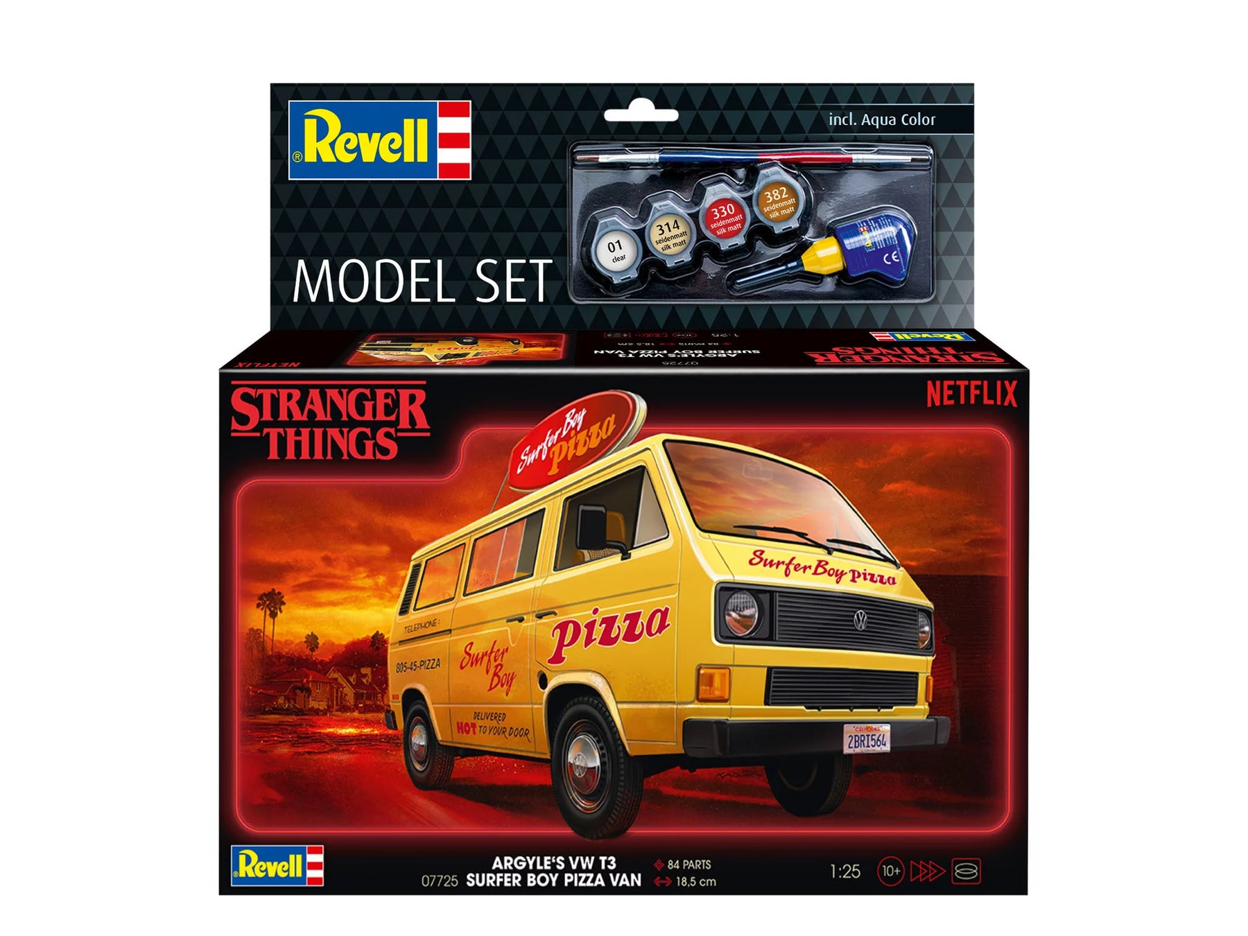 "StrangerThings" modellkészlet, Argyle VWT3 Surfer Boy