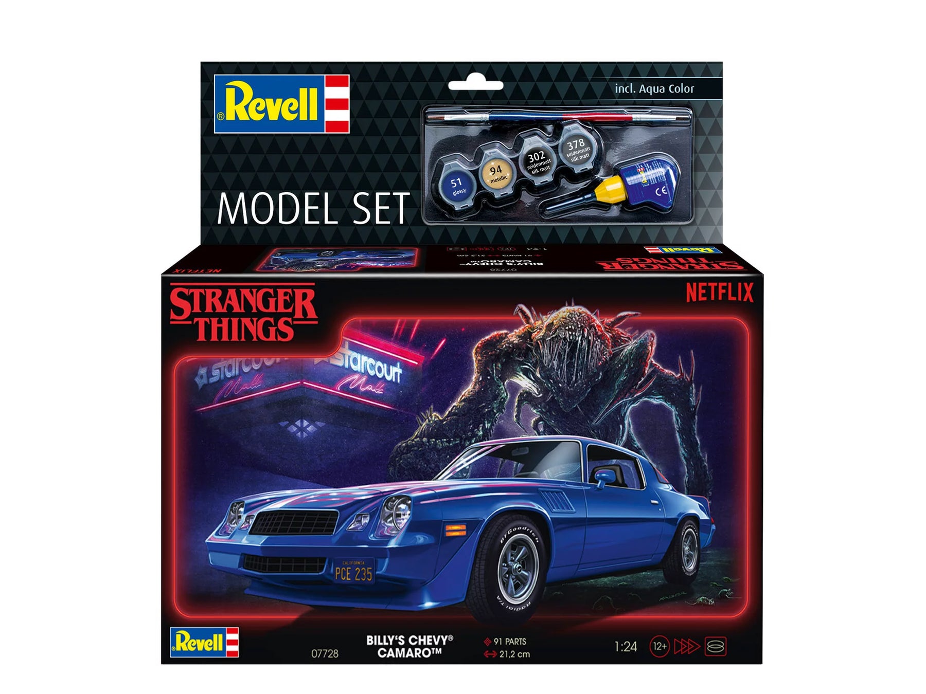 Zestaw modeli „Stranger Things” Billy's Chevy Camaro Z-28
