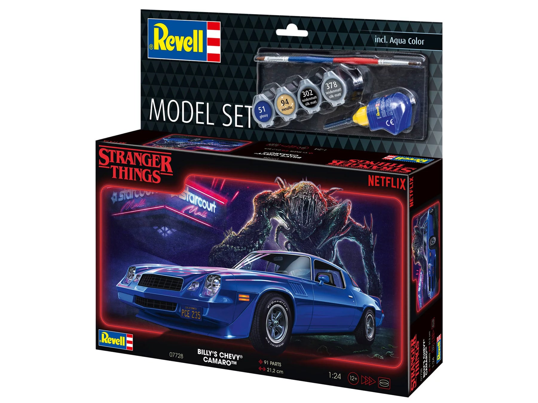 Zestaw modeli „Stranger Things” Billy's Chevy Camaro Z-28