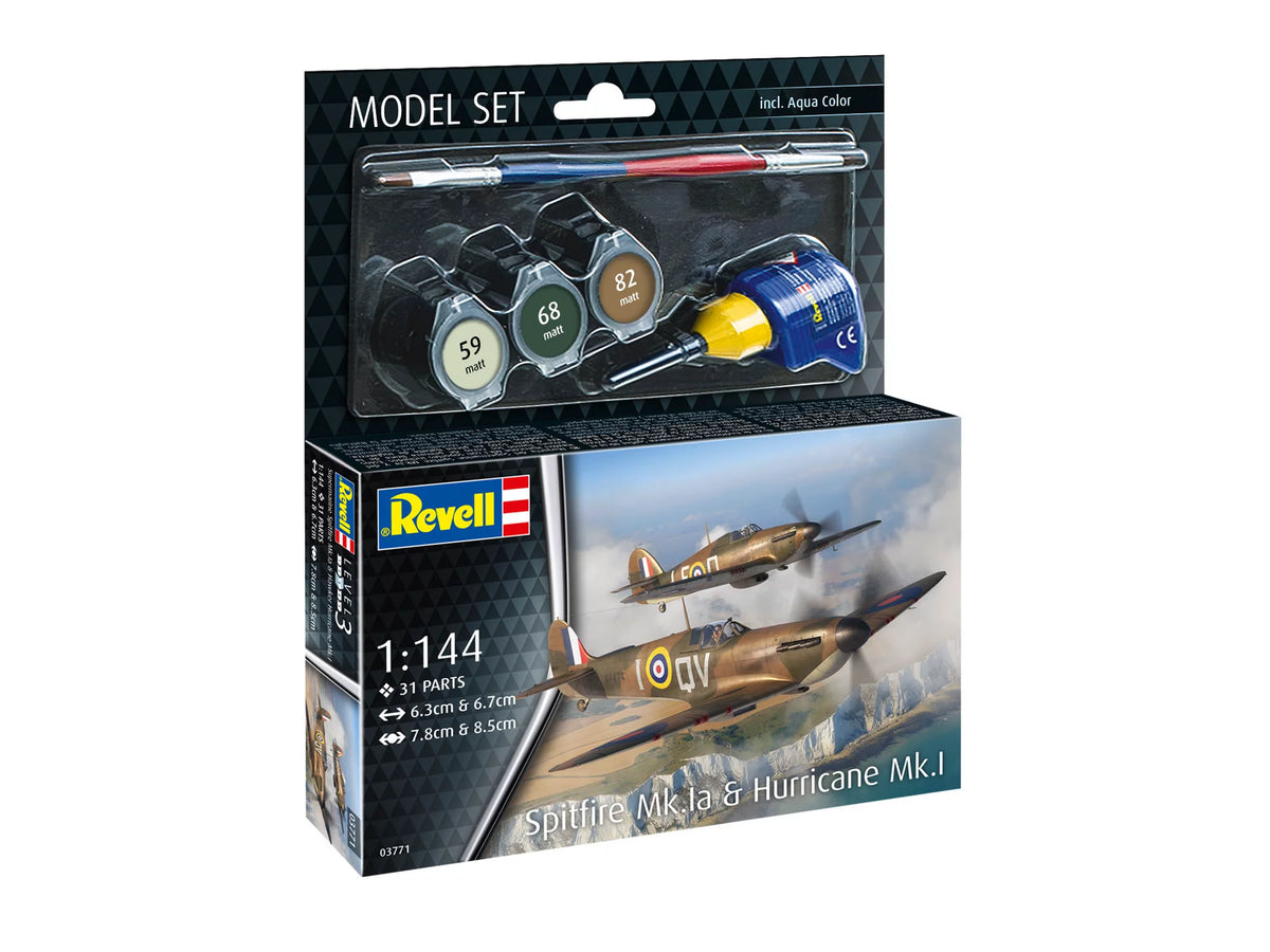 Model Set Spitfire Mk.Ia - Hurricane Mk.I