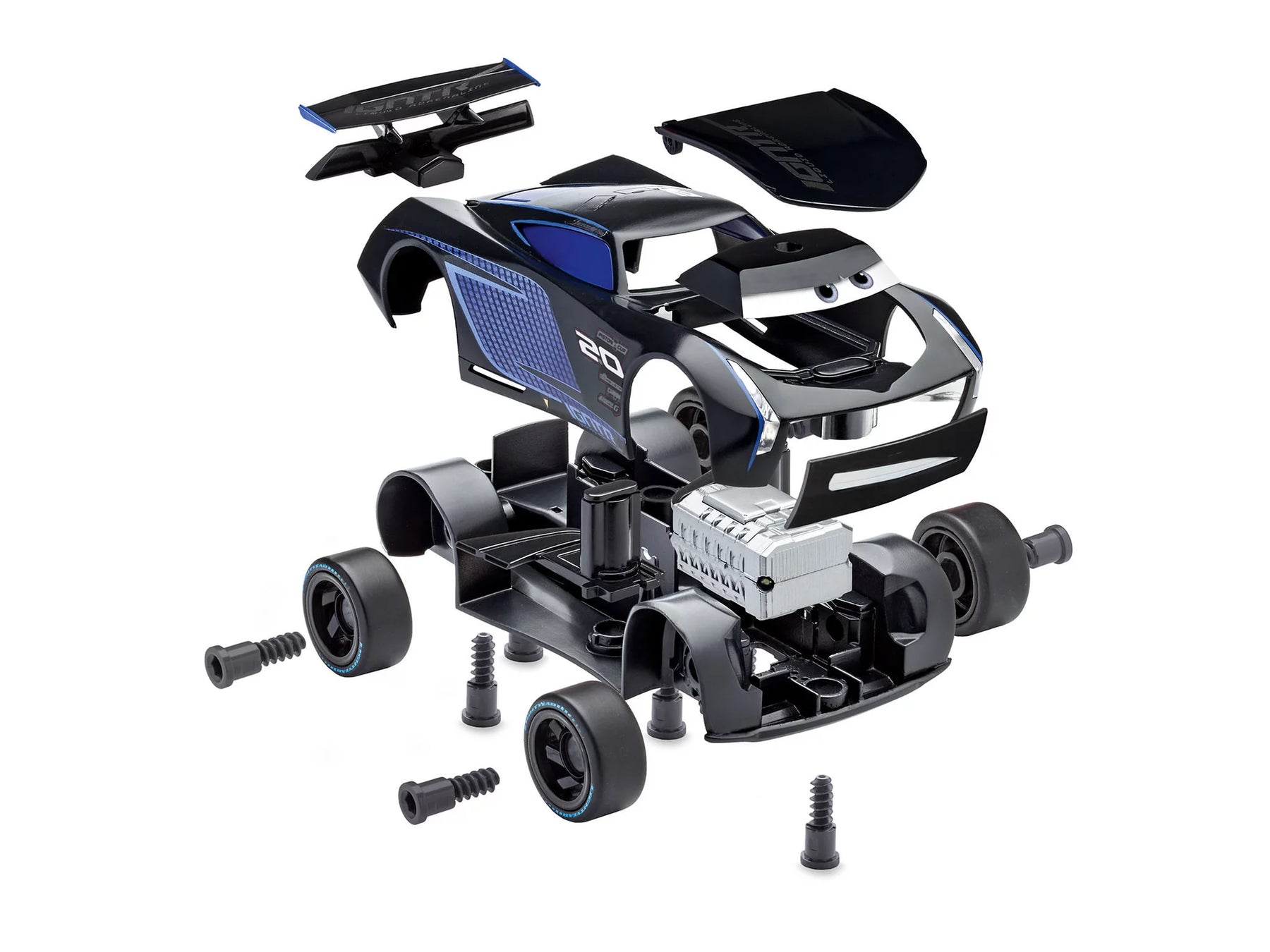 Jackson Storm Disney Cars auto met licht en geluid