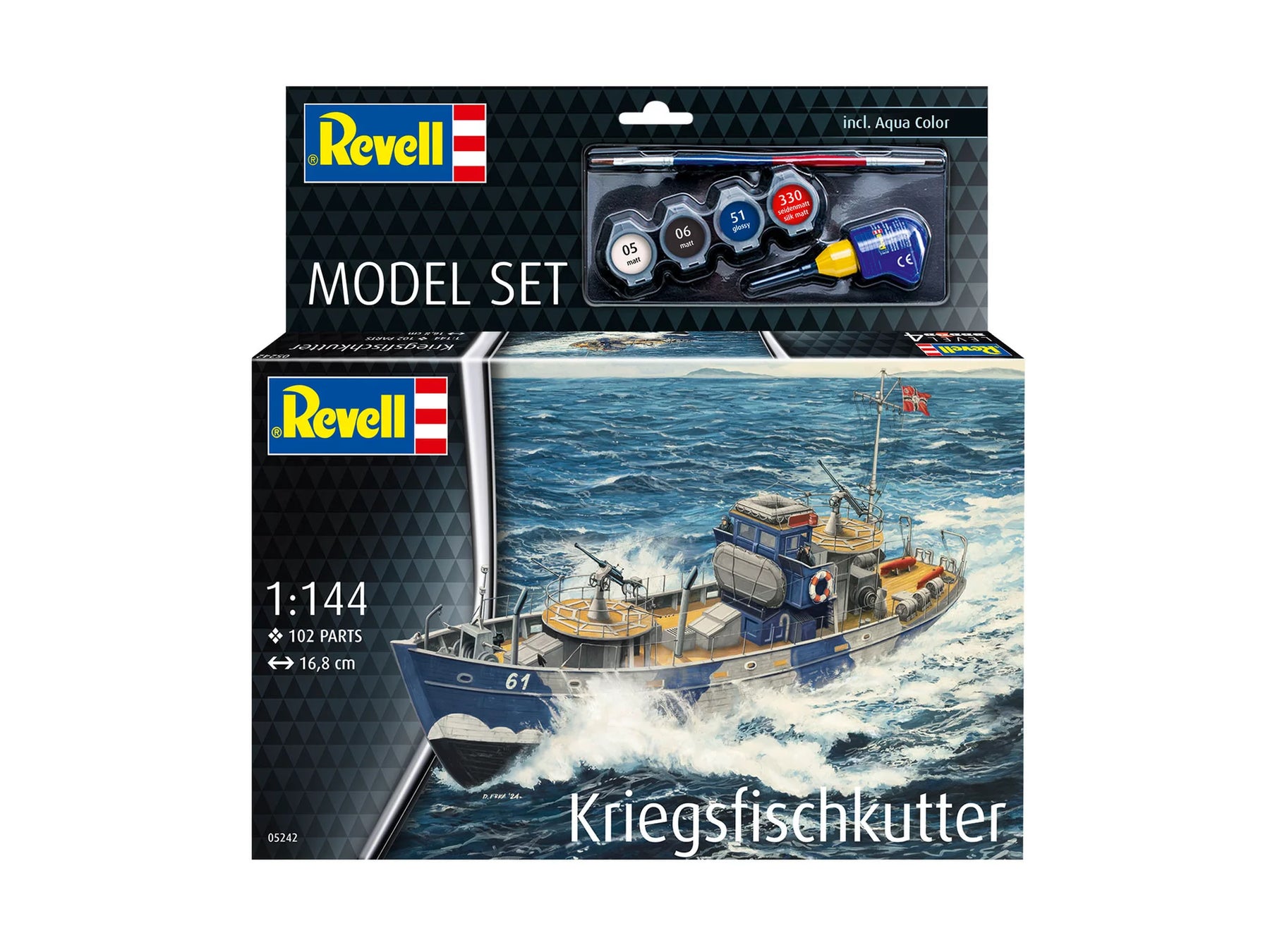 Conjunto de modelos KFK (cortador de pesca de guerra)