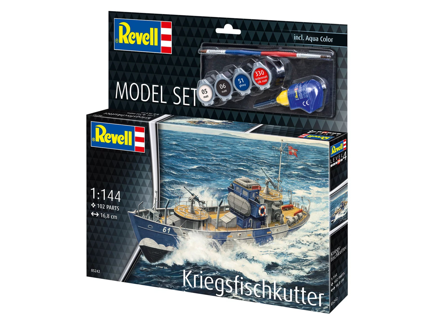 Conjunto de modelos KFK (cortador de pesca de guerra)