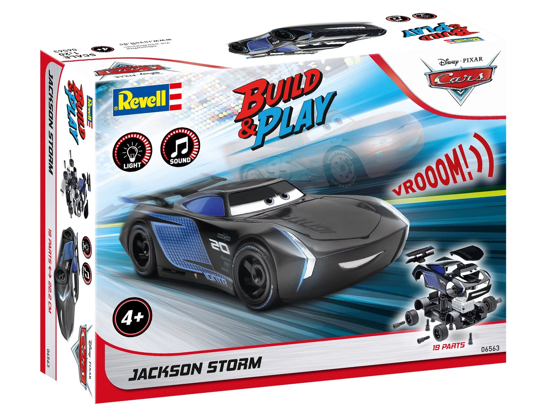 Jackson Storm Disney Cars auto met licht en geluid