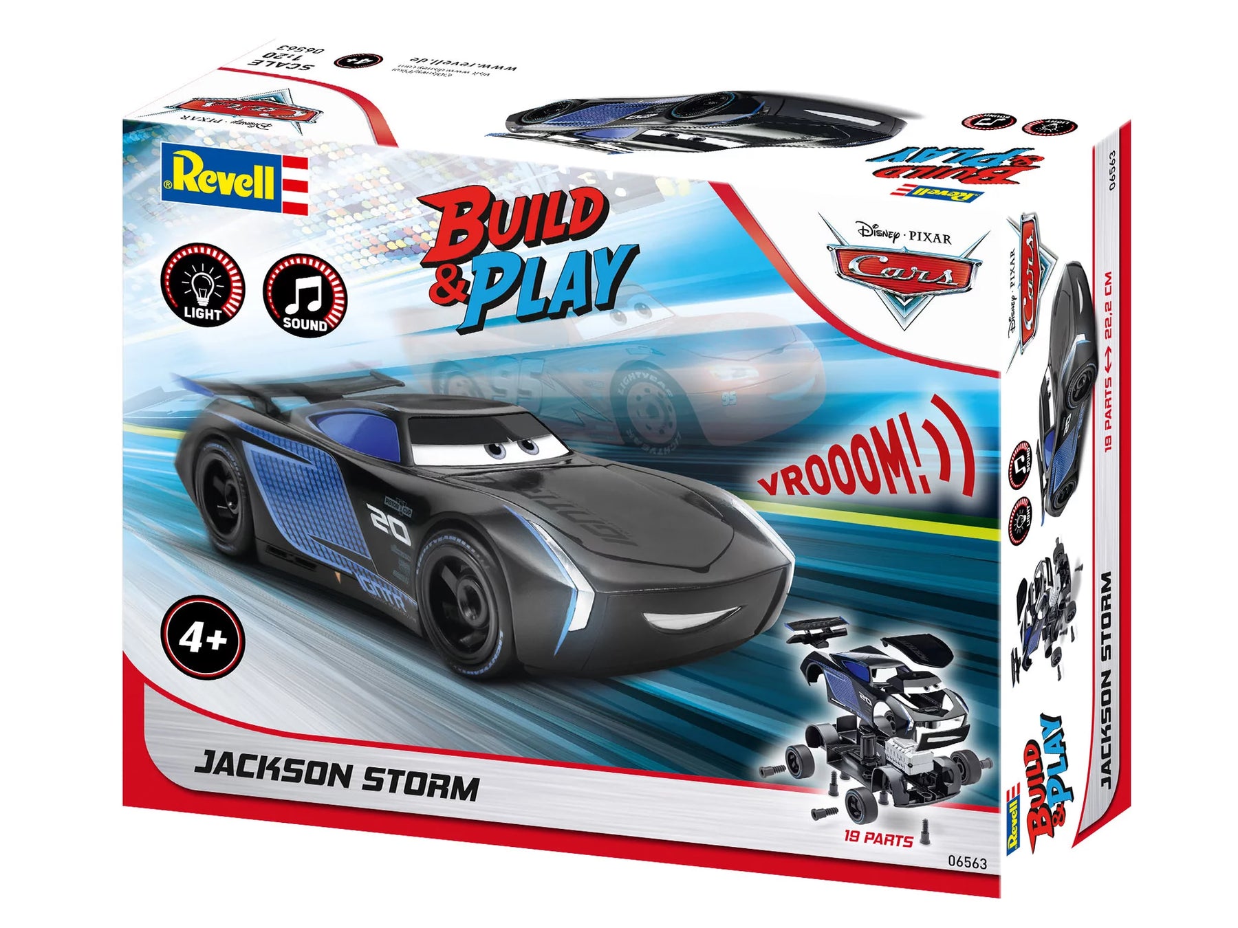 Jackson Storm Disney Cars auto met licht en geluid