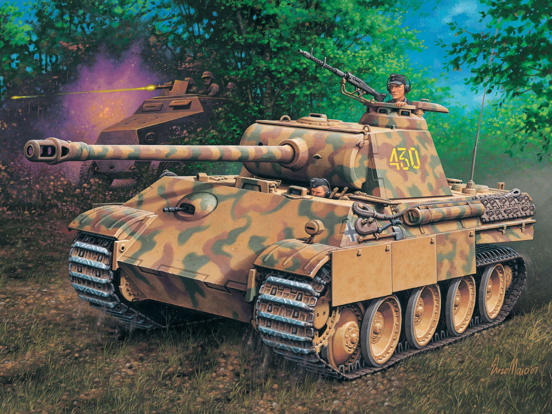 Modelset Panther Ausf. G