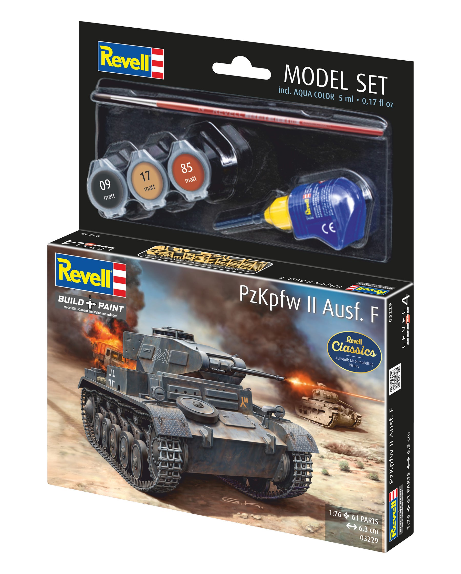 Conjunto de modelos PzKpfw II Ausf. f