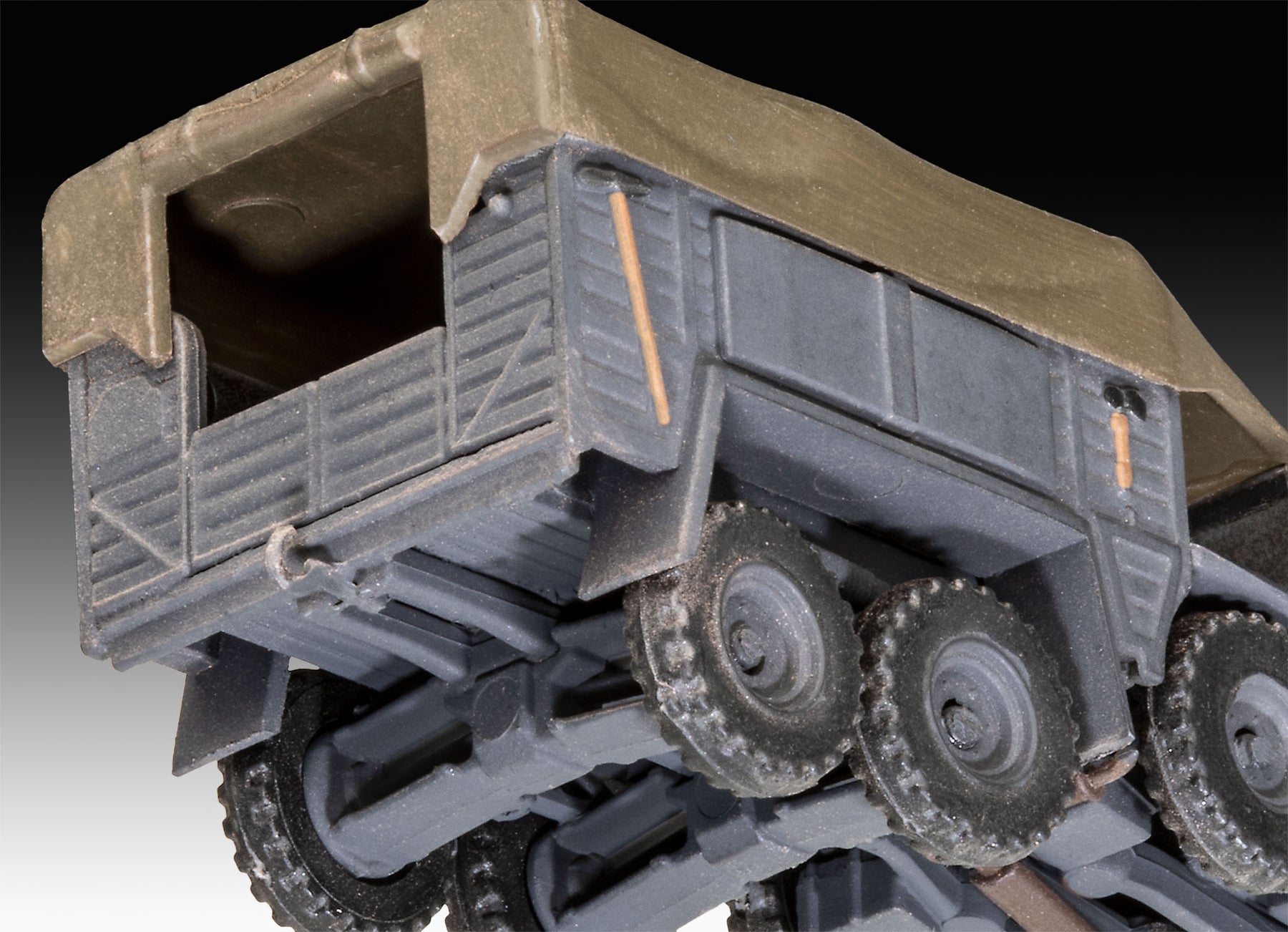 Conjunto de modelos Krupp Protze KFZ 69 con paquete de 3,7 cm