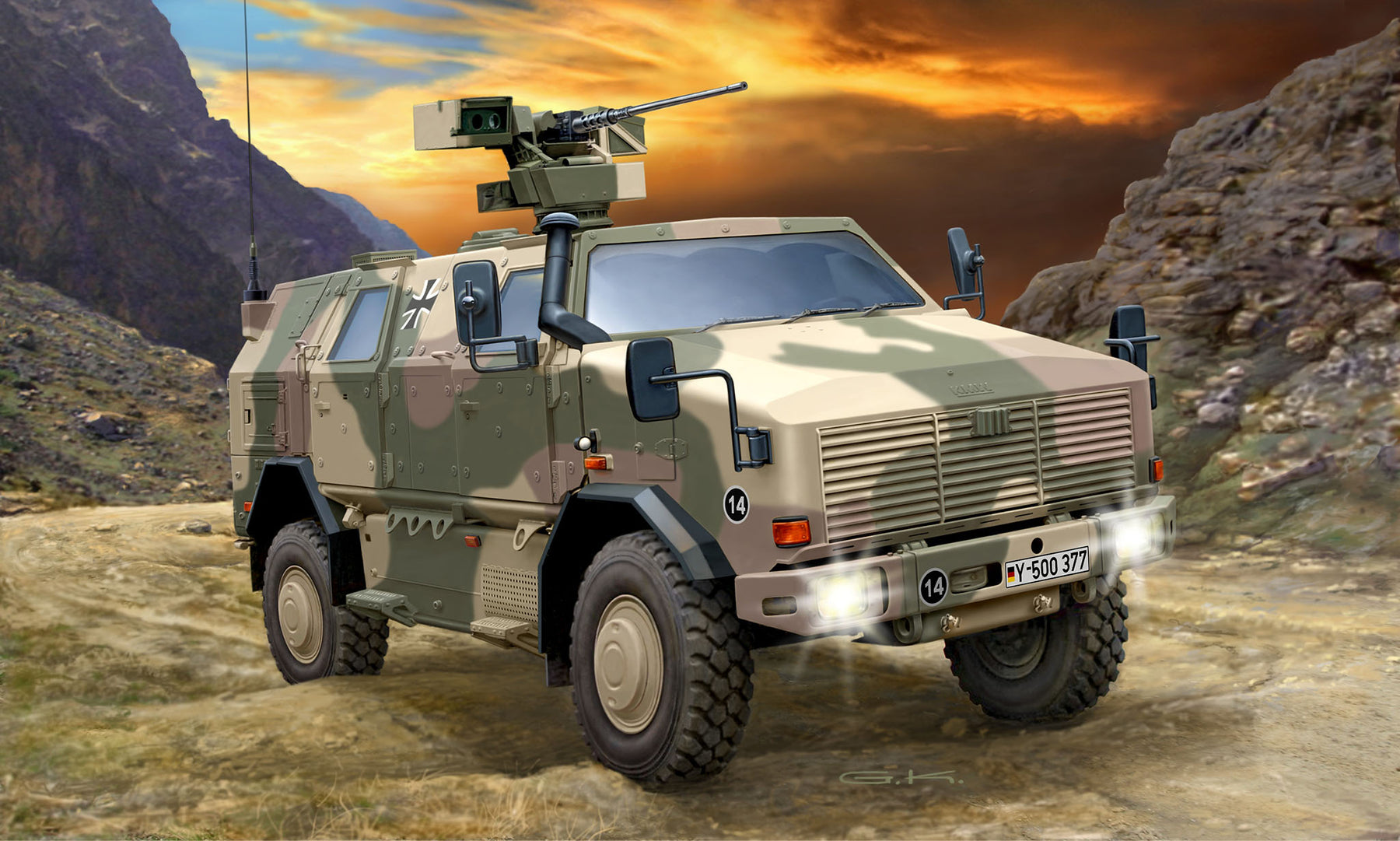 Modellkészlet Dingo 2 GE A3.3 PatSi