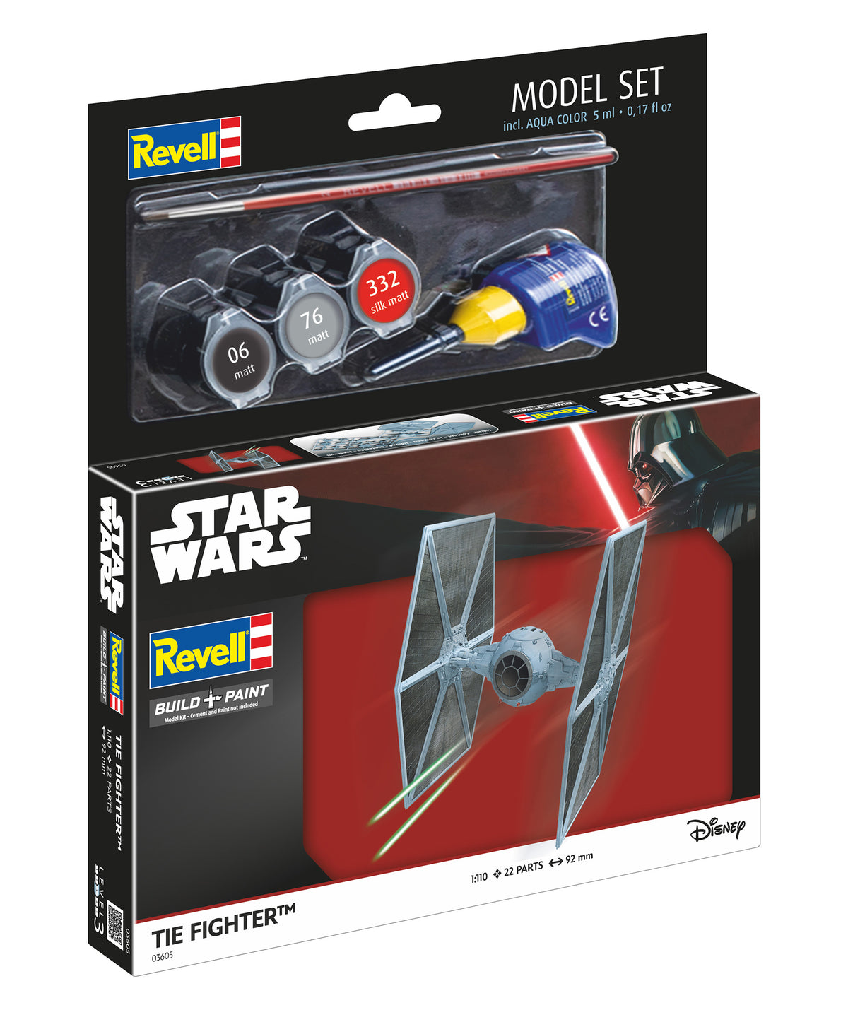 Modellkészlet TIE Fighter