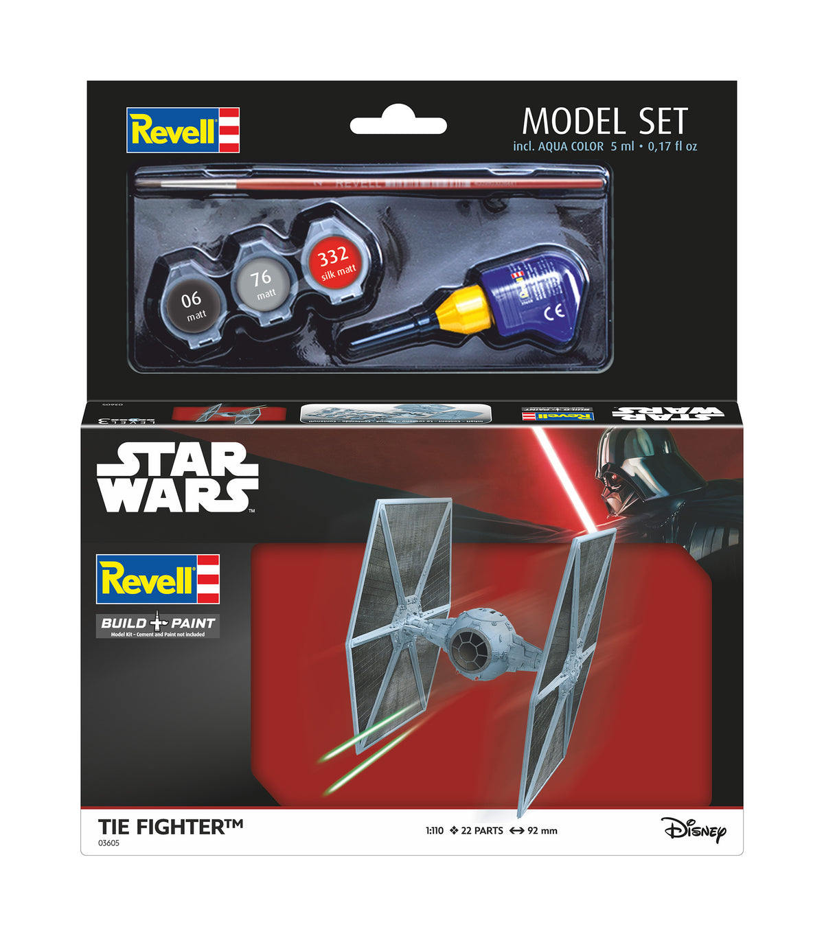 Modellkészlet TIE Fighter