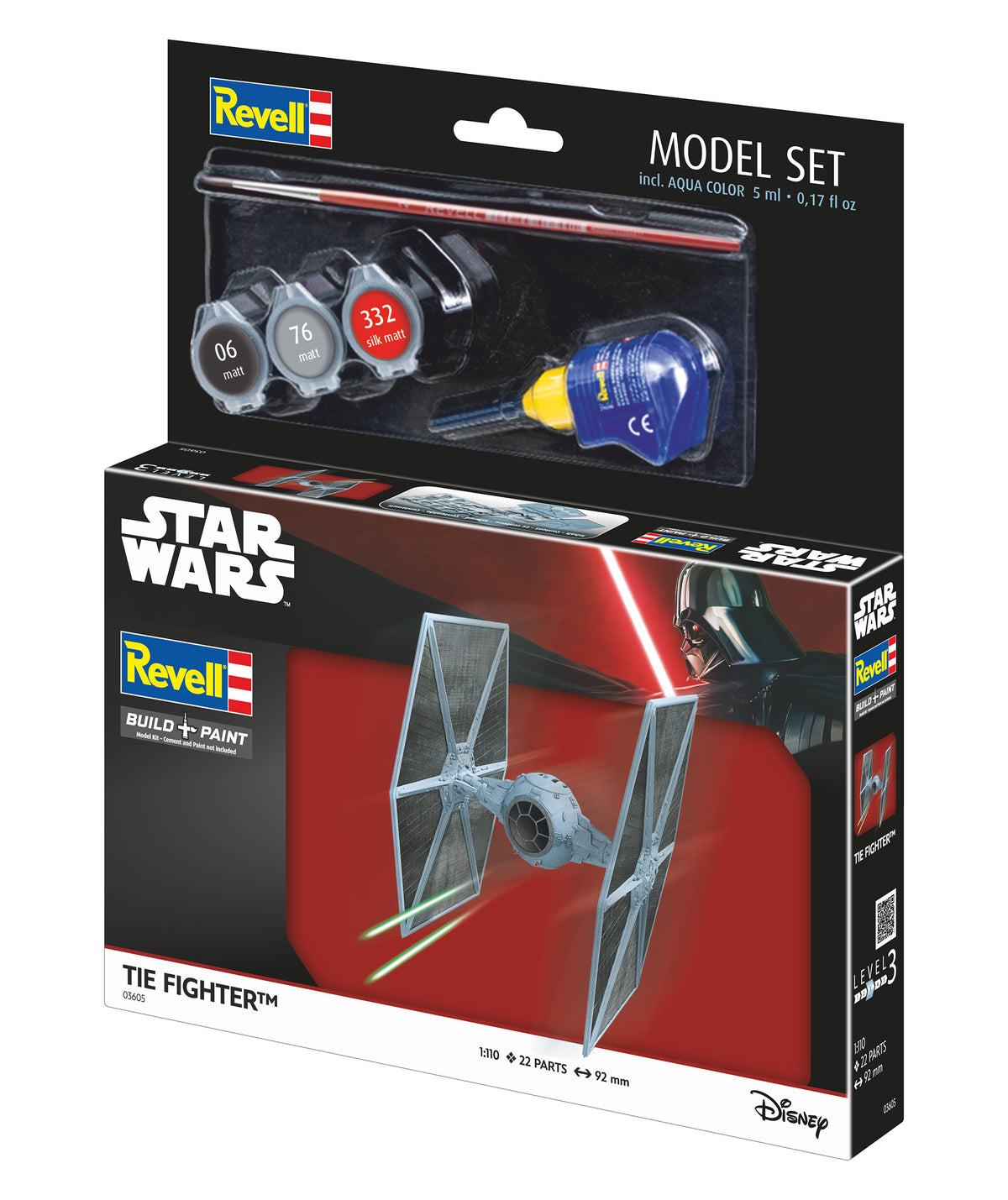 Modellkészlet TIE Fighter
