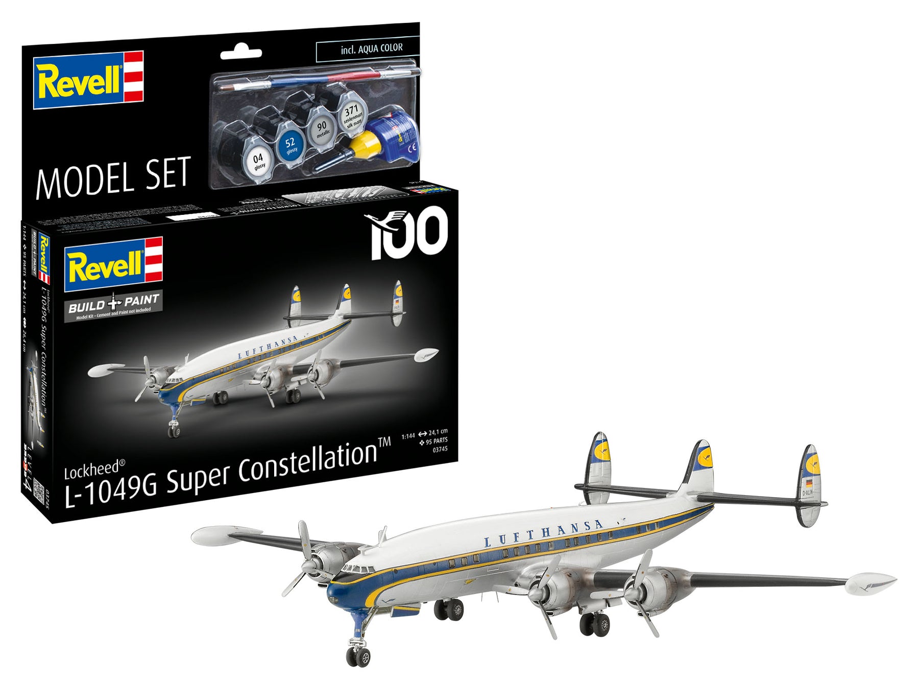 Model Set Lockheed L.1049G Super Constellation Lufthansa