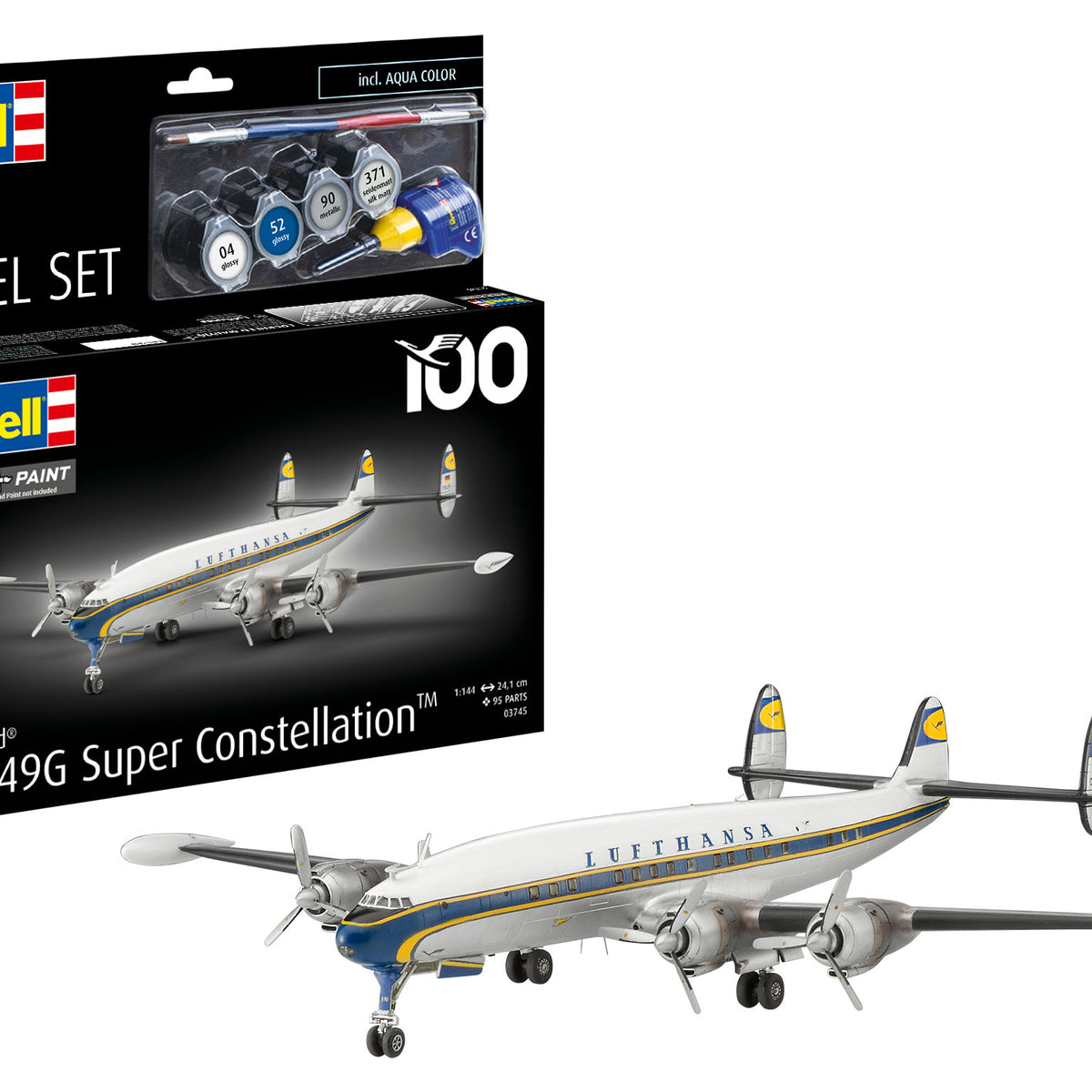 Model Set Super Constellation: Lufthansa legend for the 100th