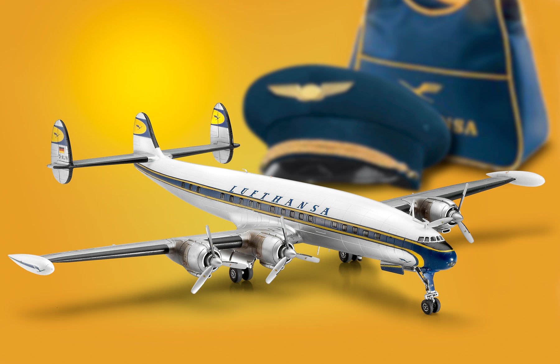 Model Set Lockheed L.1049G Super Constellation Lufthansa