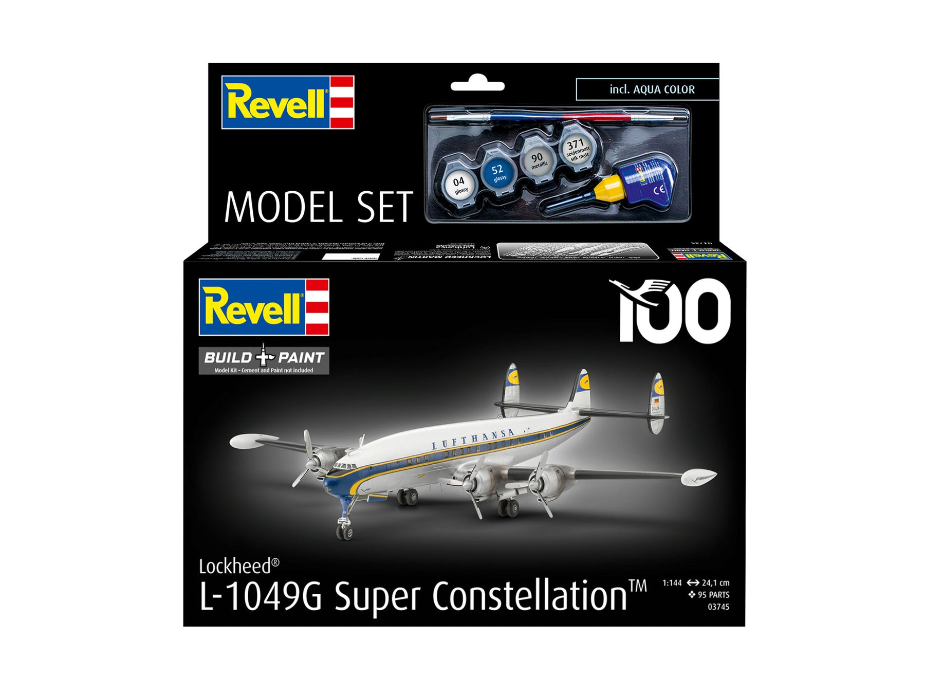 Model Set Lockheed L.1049G Super Constellation Lufthansa