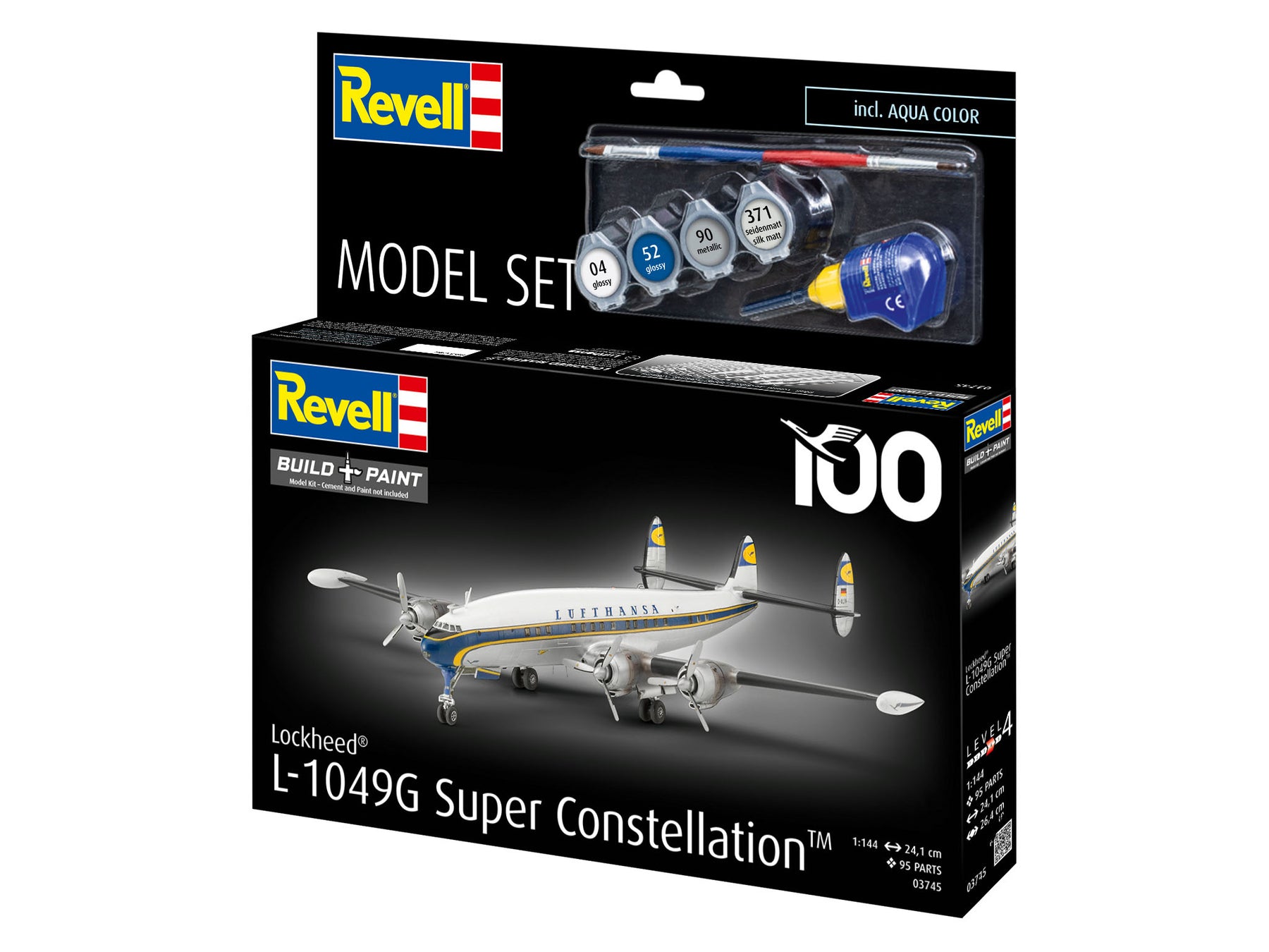 Model Set Lockheed L.1049G Super Constellation Lufthansa