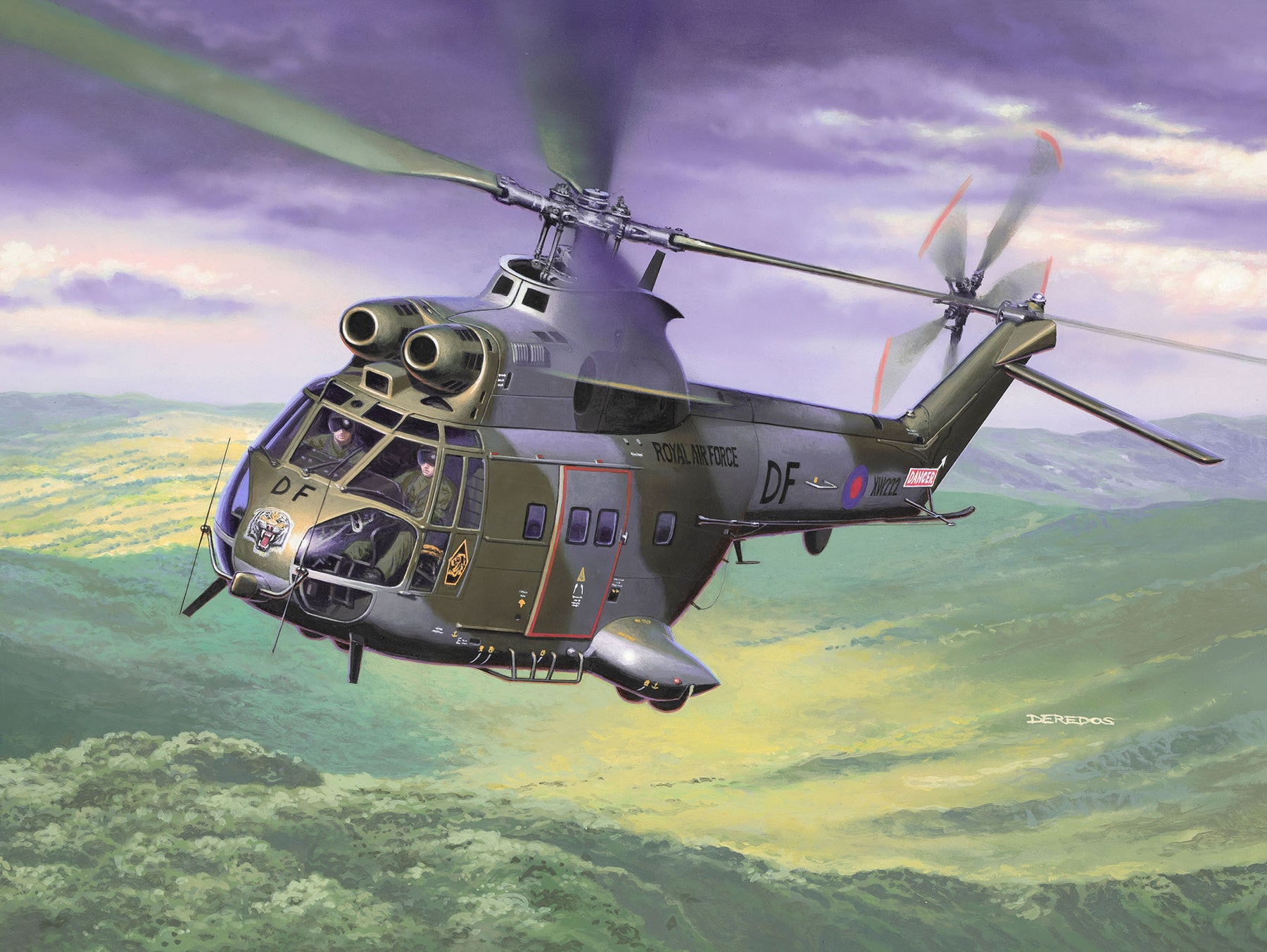 Zestaw modeli Westland Puma HC.1
