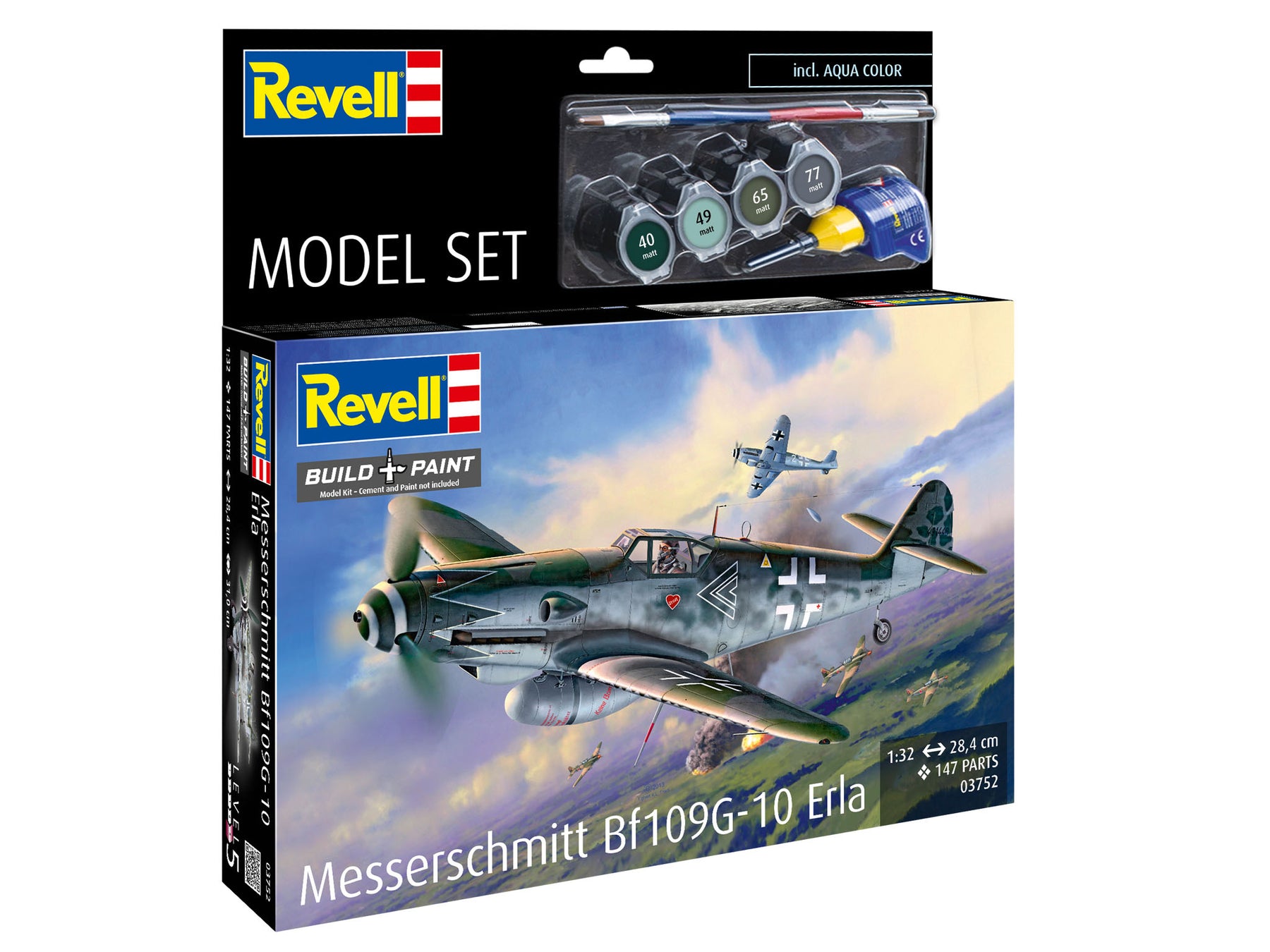 Zestaw modeli Messerschmitt Bf109G-10 Erla