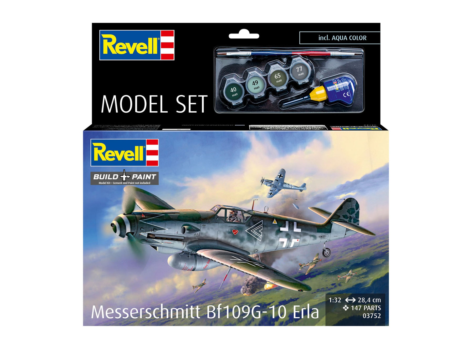 Zestaw modeli Messerschmitt Bf109G-10 Erla