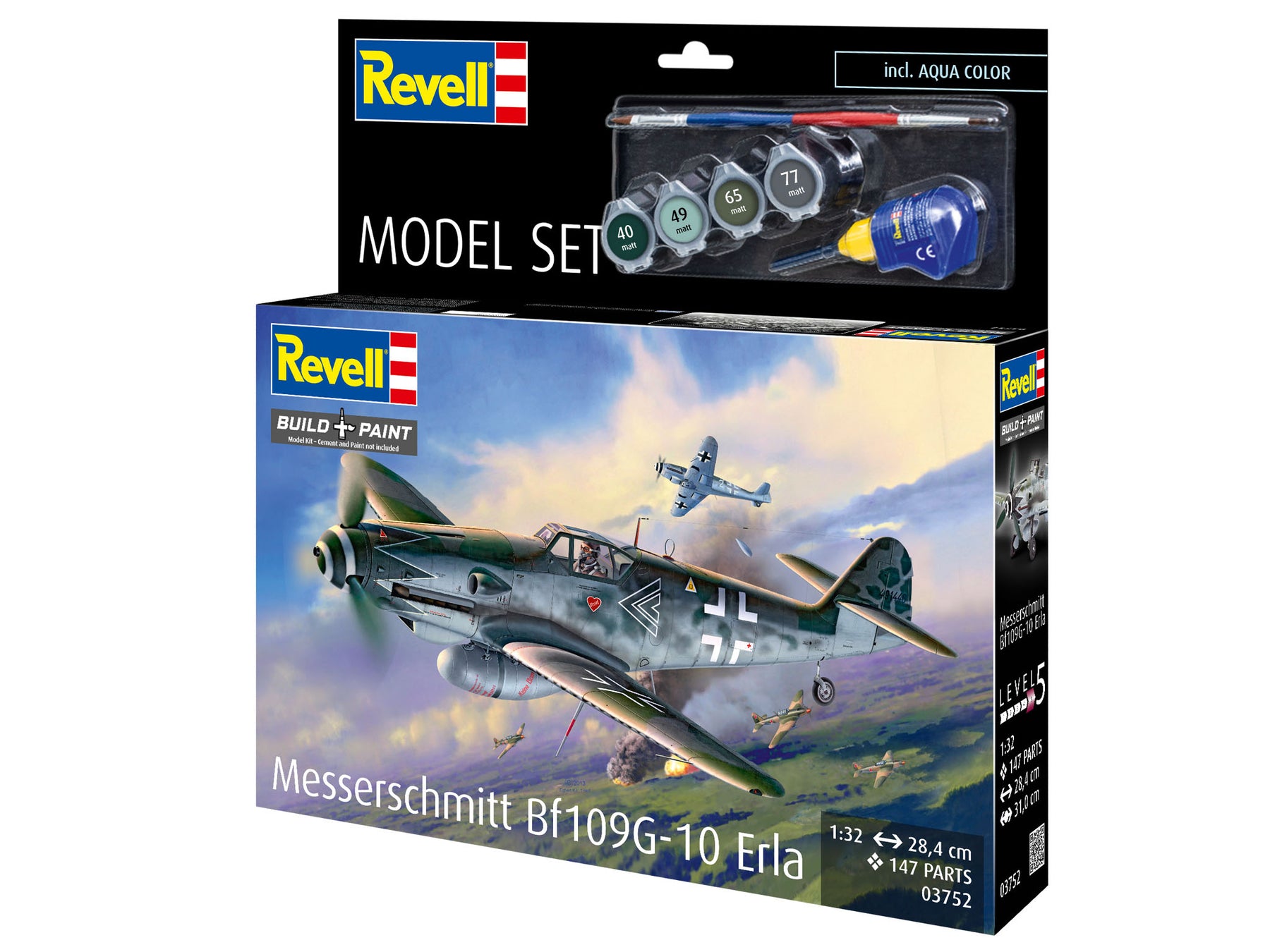 Zestaw modeli Messerschmitt Bf109G-10 Erla