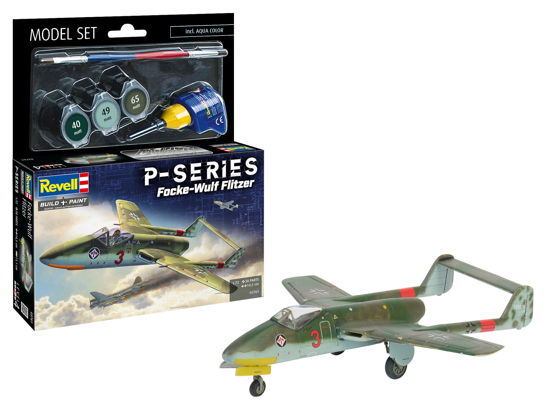 Zestaw modeli Focke-Wulf TL Jäger „Flitzer” - seria P