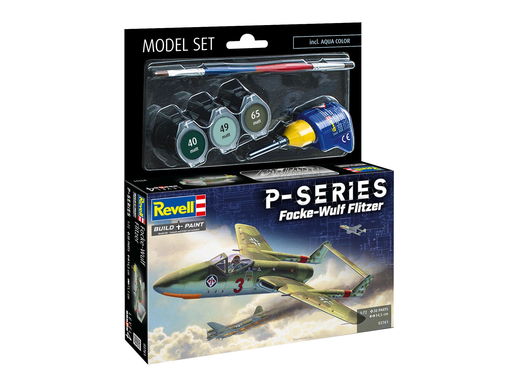 Model Set  Focke-Wulf TL Jäger "Flitzer"- P-Series