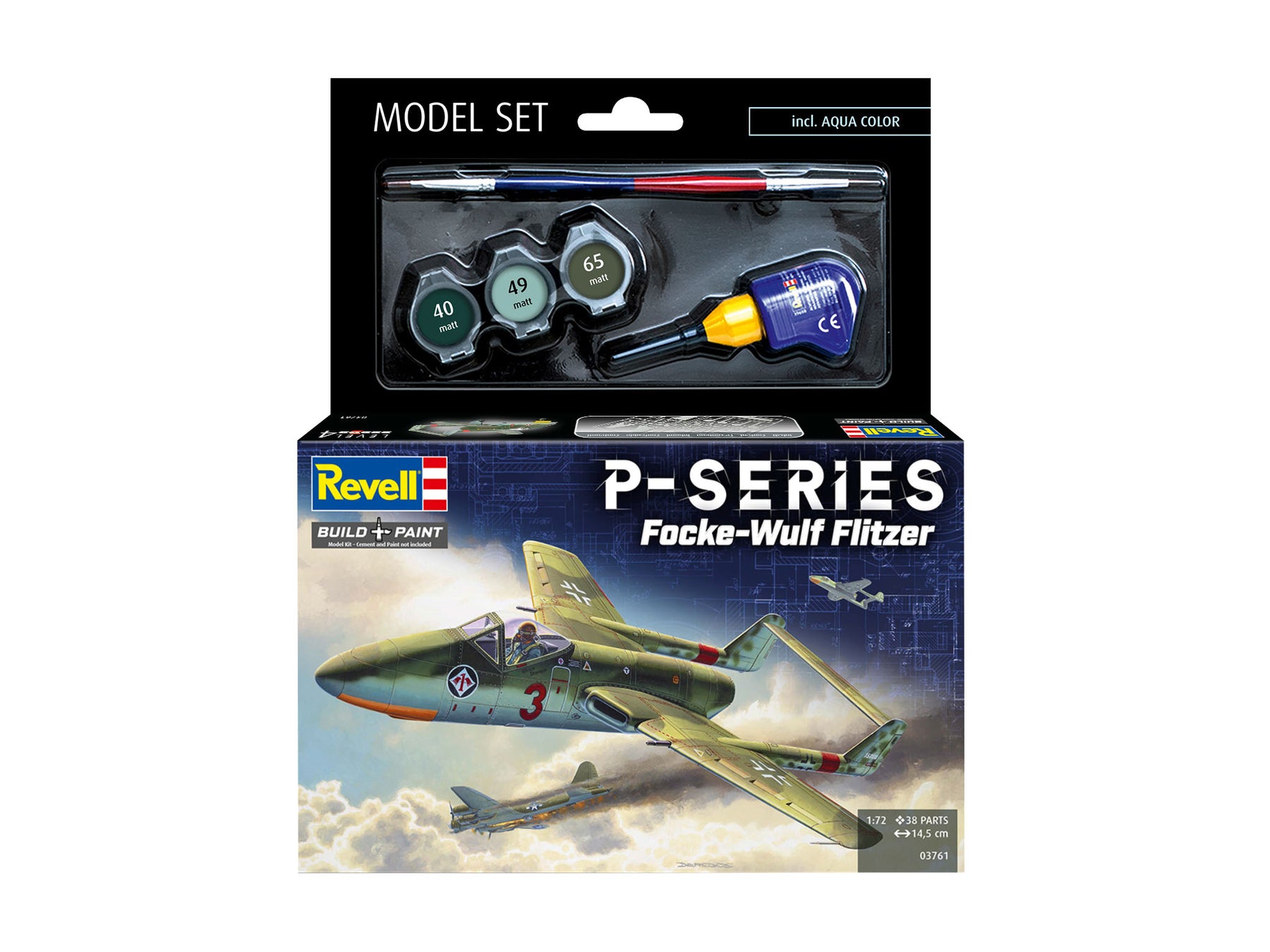 Model Set  Focke-Wulf TL Jäger "Flitzer"- P-Series